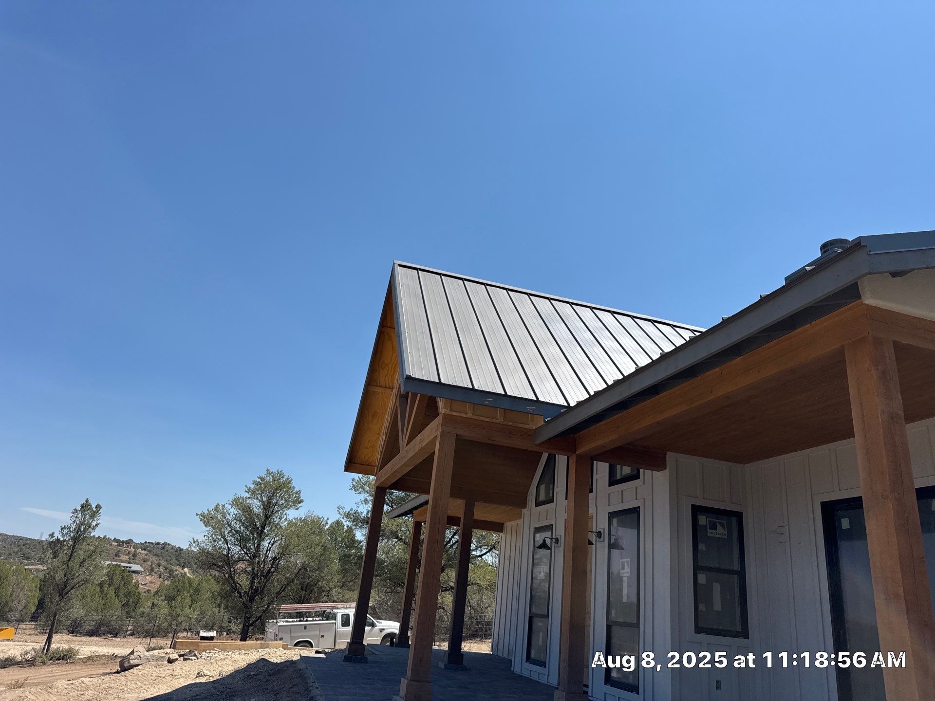 Prescott Standing Seam Metal Roof Installation by Badger Roofing