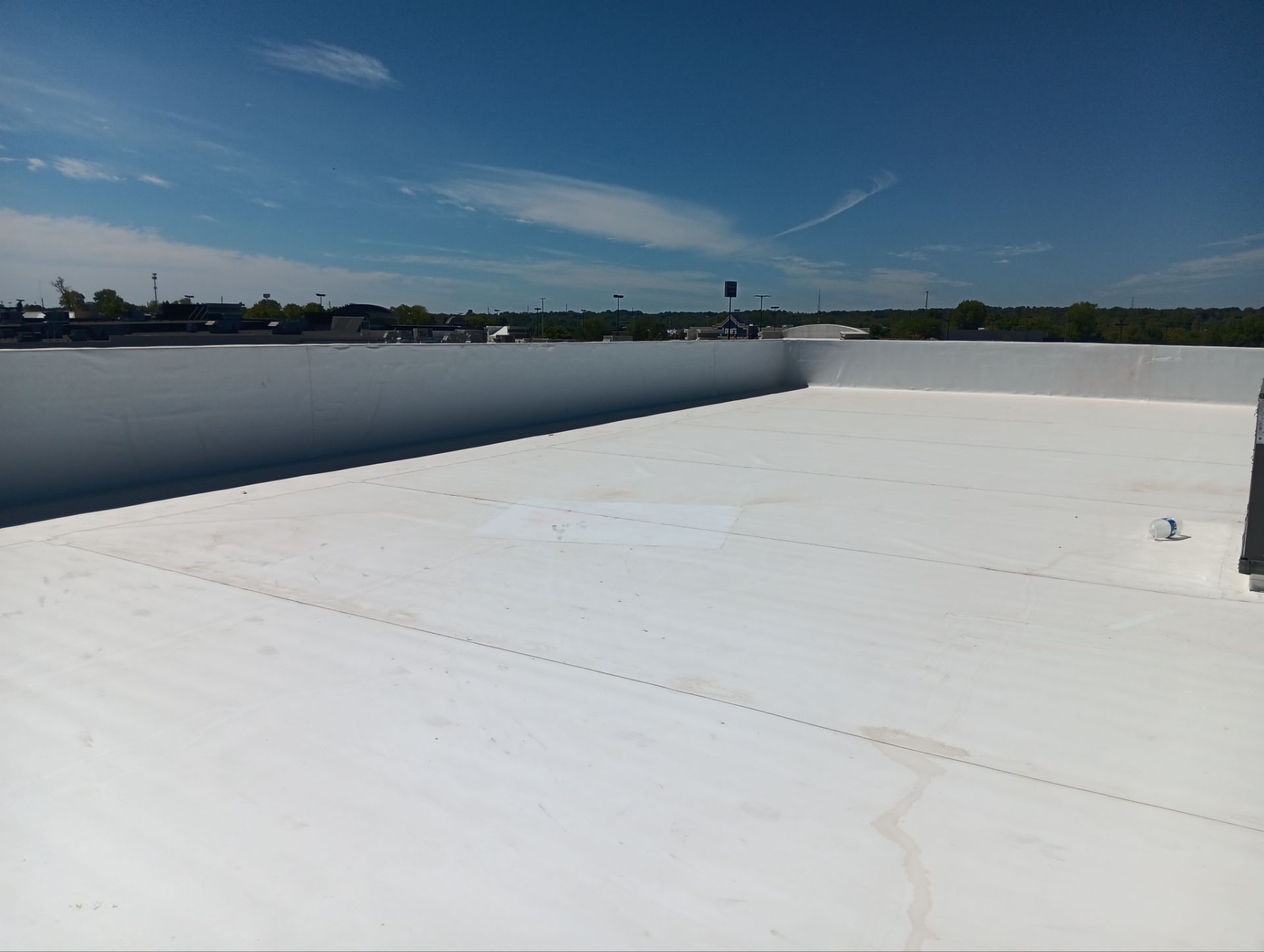 Commercial Roofing Installation using 60 mil GAF TPO by 3 Daughters Construction 
