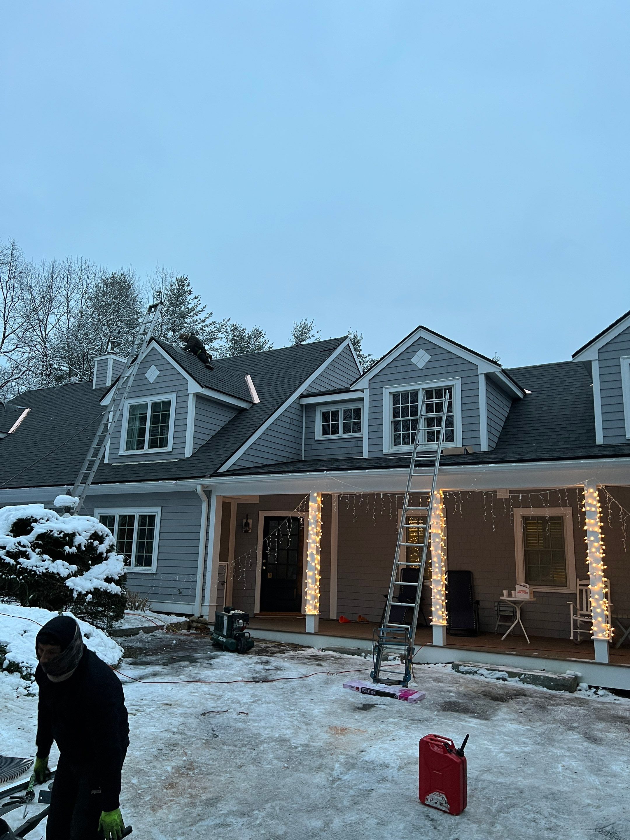 Carlisle Roofing Installation using Owens Corning Shingles and Copper by Mighty Dog Roofing of Greater Middlesex County