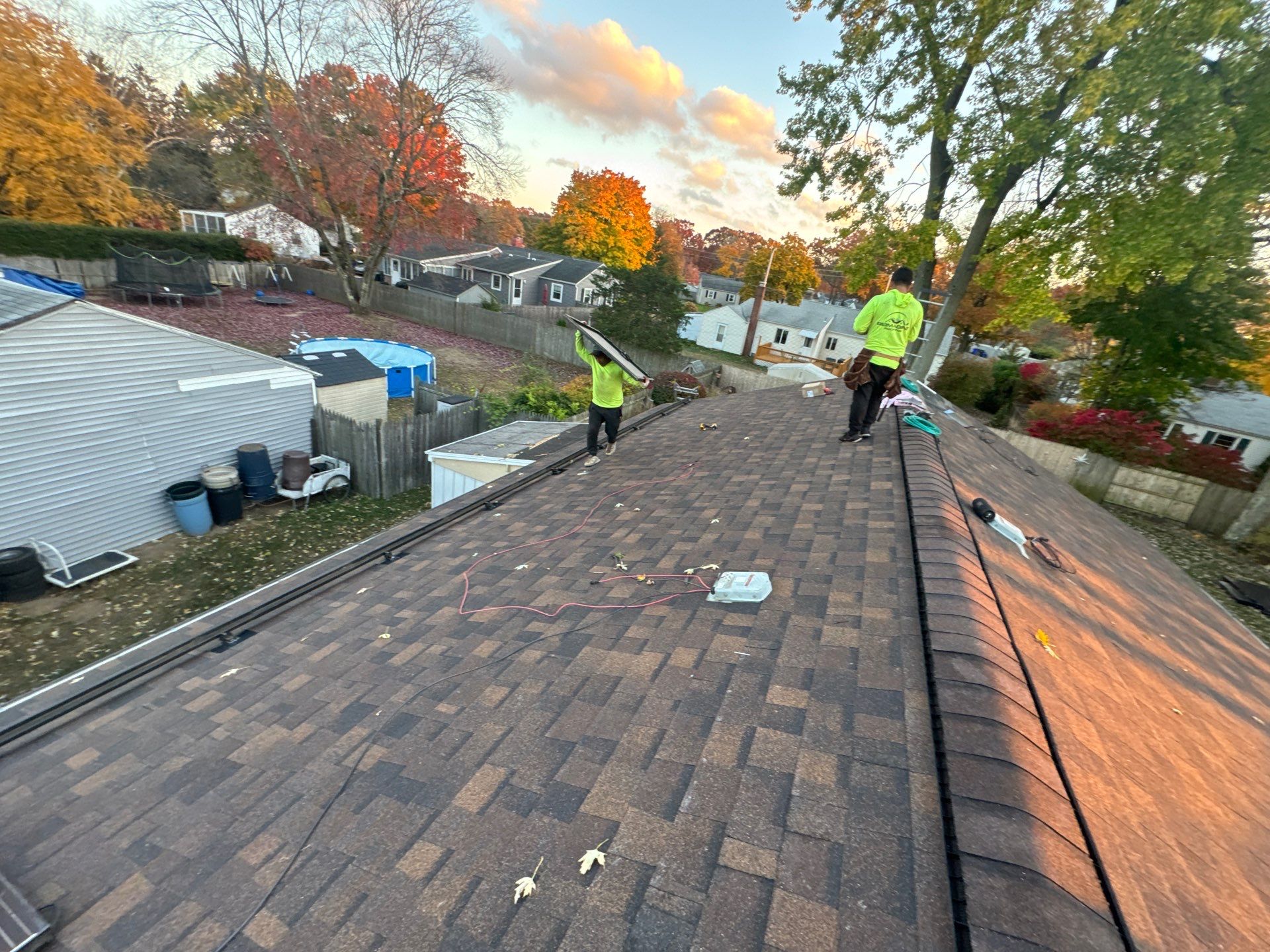 Autumn Brown Shingles by Reimagine Roofing