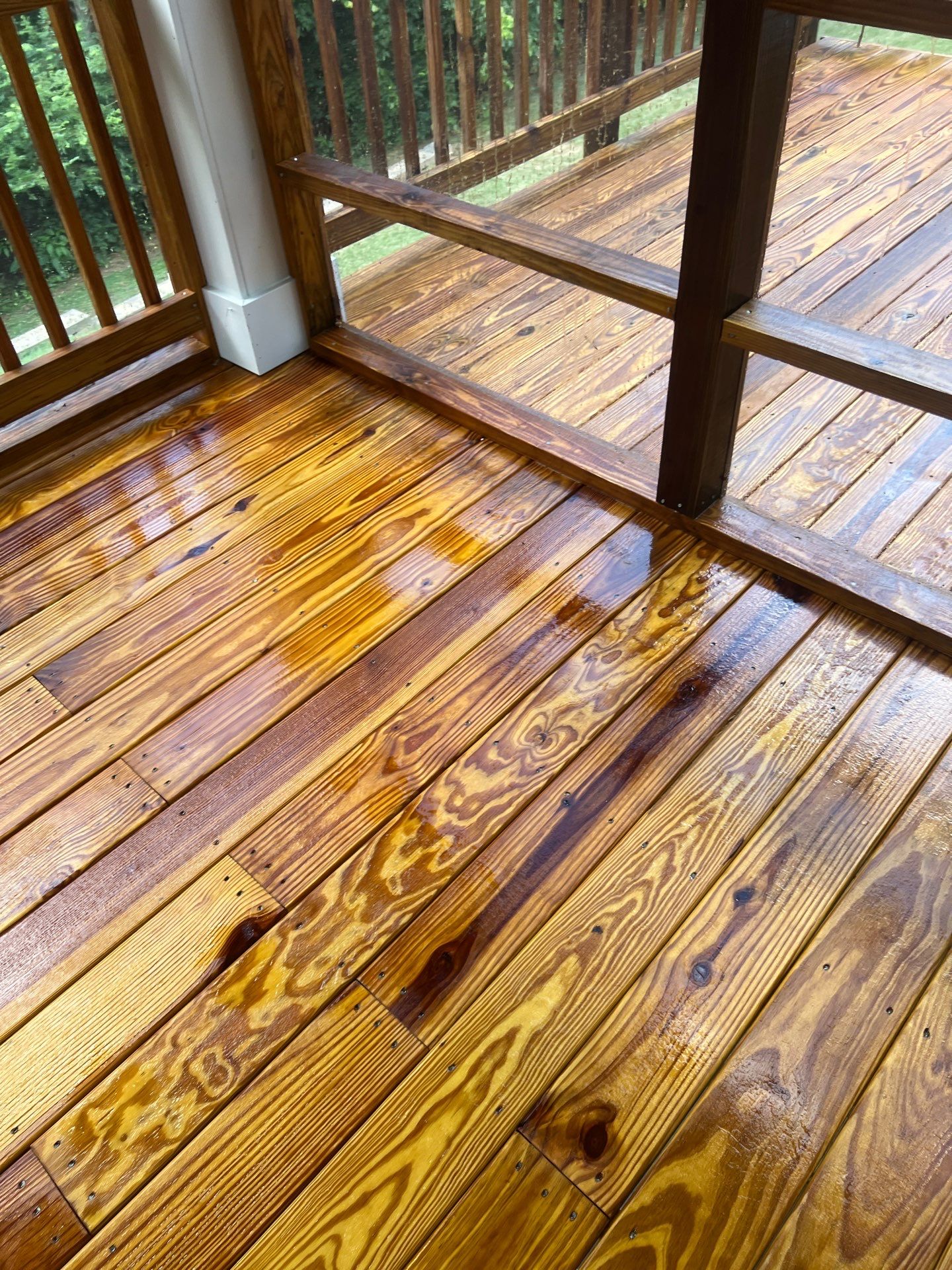 Weathered Deck using Wood Sealant by DuraSeal