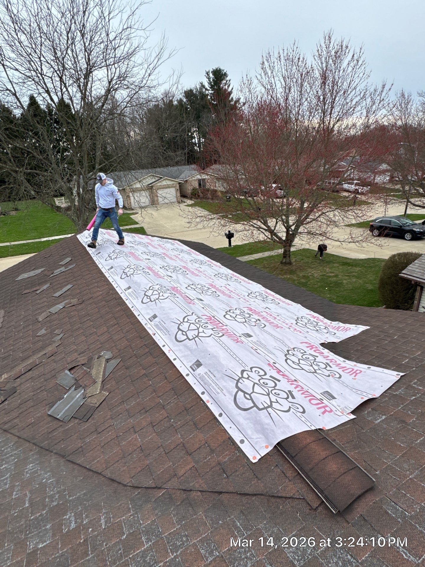 Asphalt Shingle Roof Replacement and Ridge Vent Installation in Wooster by Cornerstone Roofing And Siding