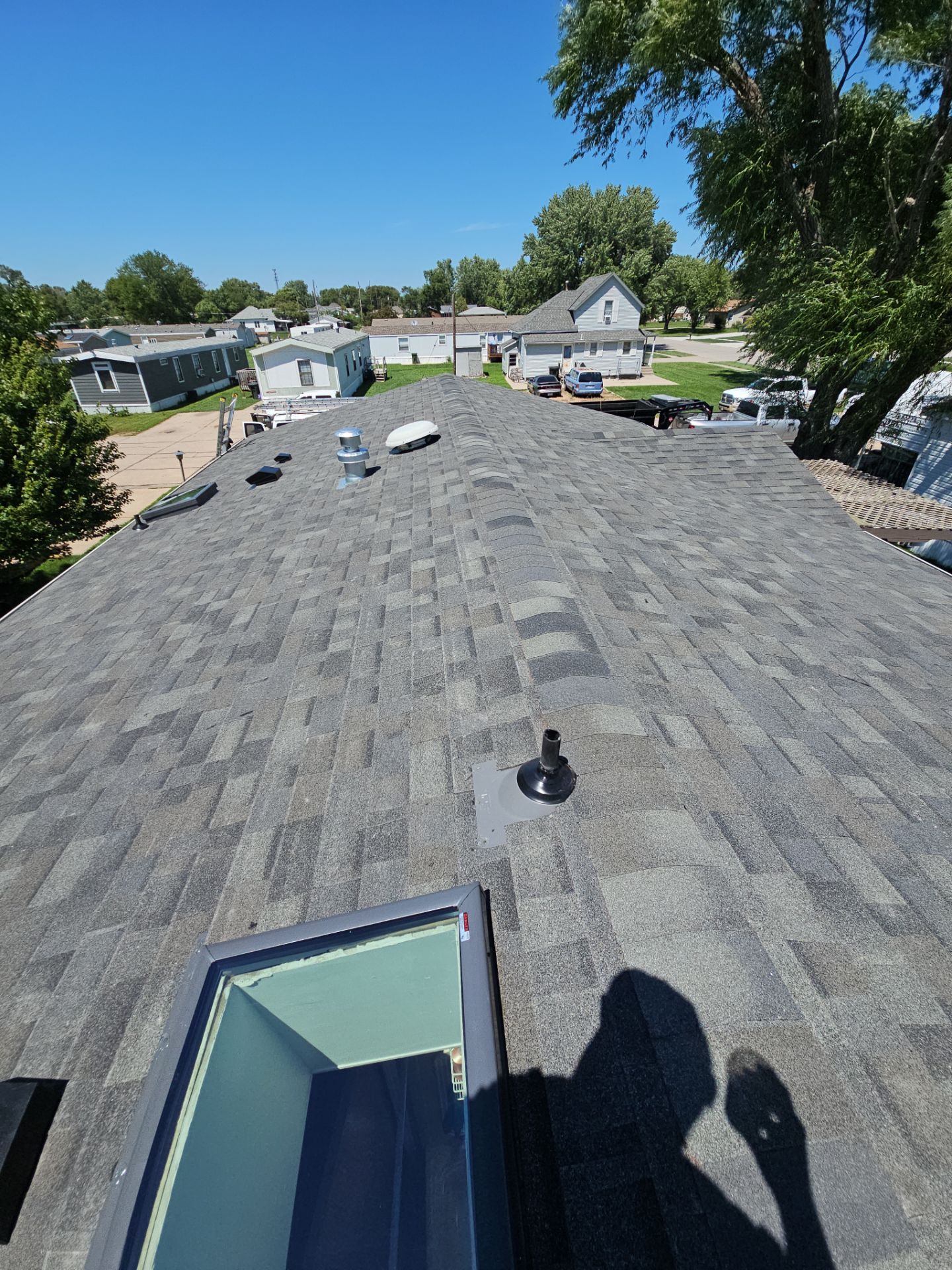 Malarkey Vista Storm Gray & Custom Fascia in Kearney by Loyal Nine