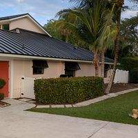 24ga 1.5" Mechanical Seam Dark Bronze by Total Roofing System The Metal Roof Experts