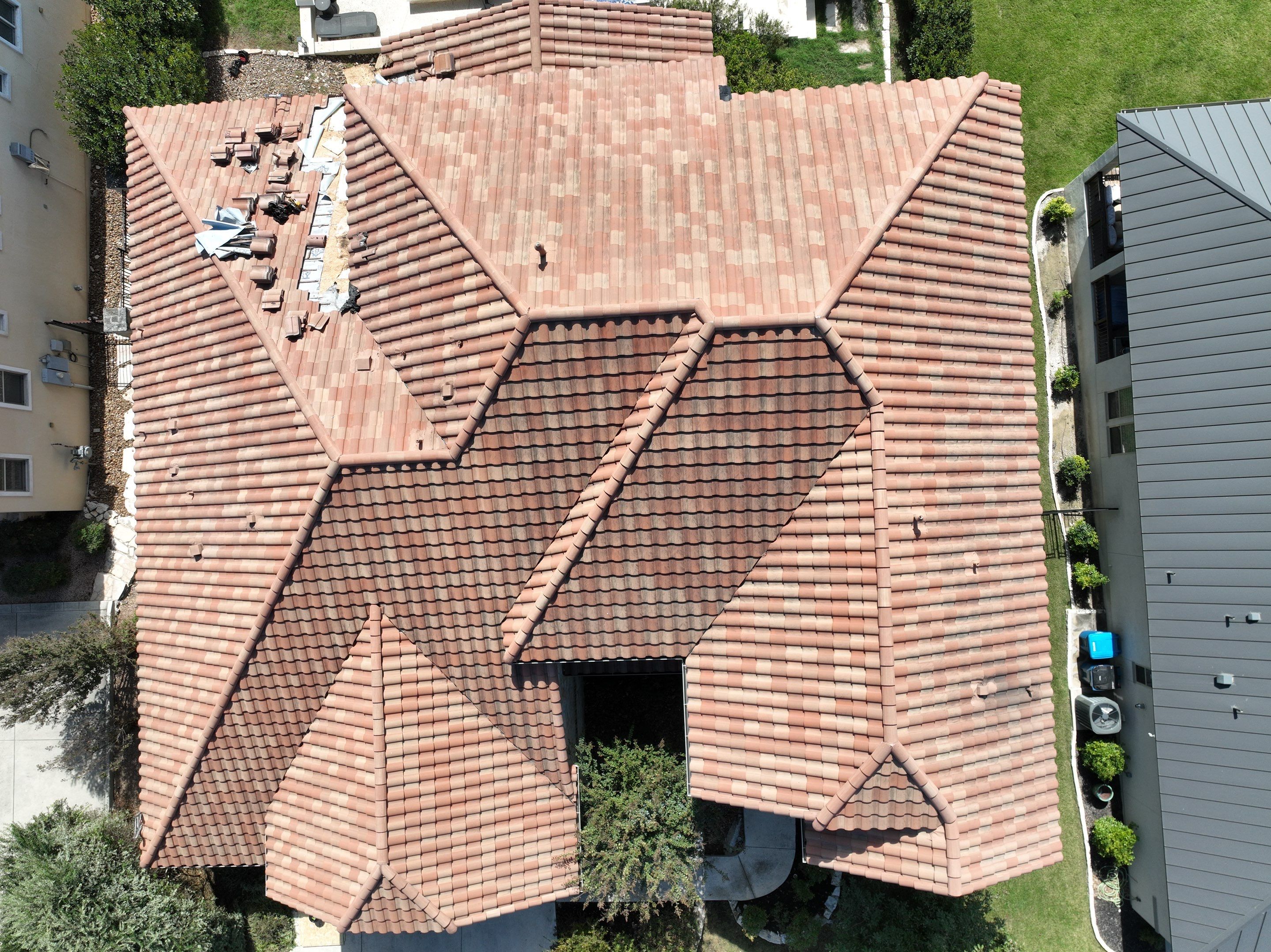 Tile Roof Repair  using Concrete S Tile by Premier Roofing and Contracting