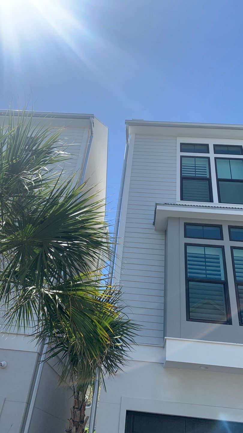 Seamless Gutter Installation Using Galvalume Half Round Gutters by Gutter Professors