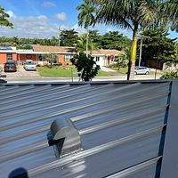 24ga 1.5" Mechanical Seam Matte Black  by Total Roofing System The Metal Roof Experts
