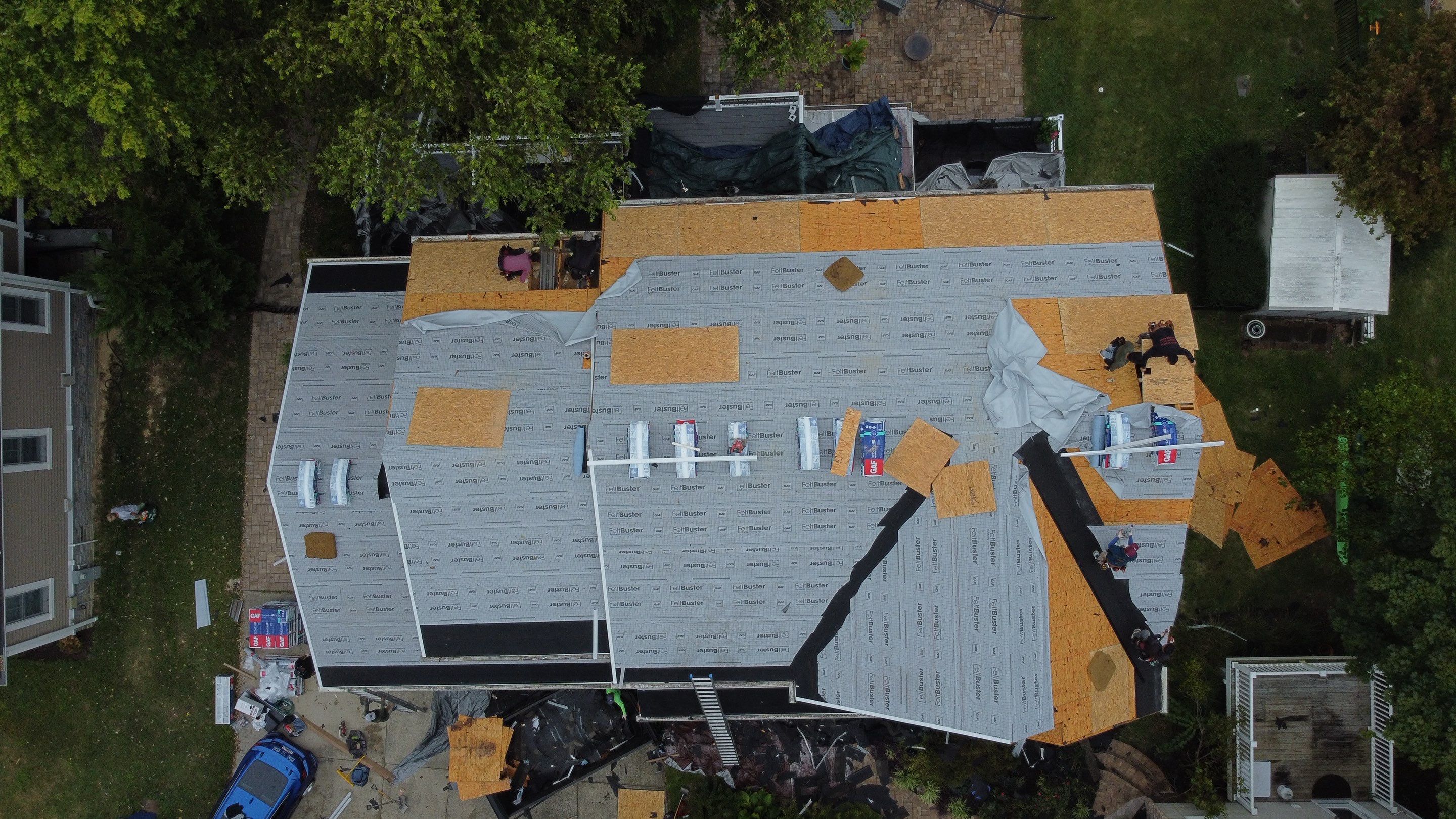 Residential Roofing Installation using GAF Timberline HDZ by Matter Roofing & Construction