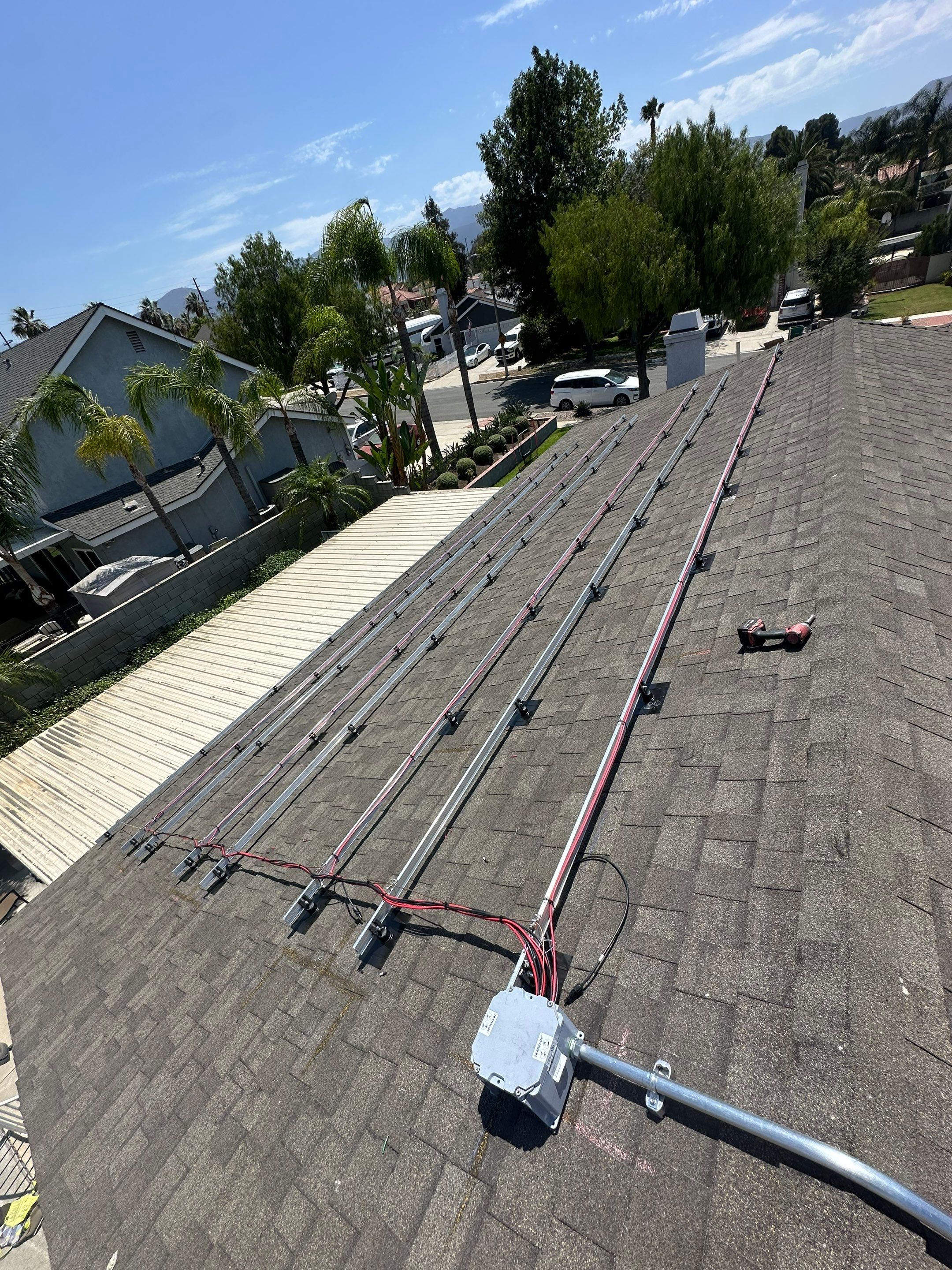 Residential Solar Array and Dual Tesla Powerwall Storage in Corona by VIBE SOLAR
