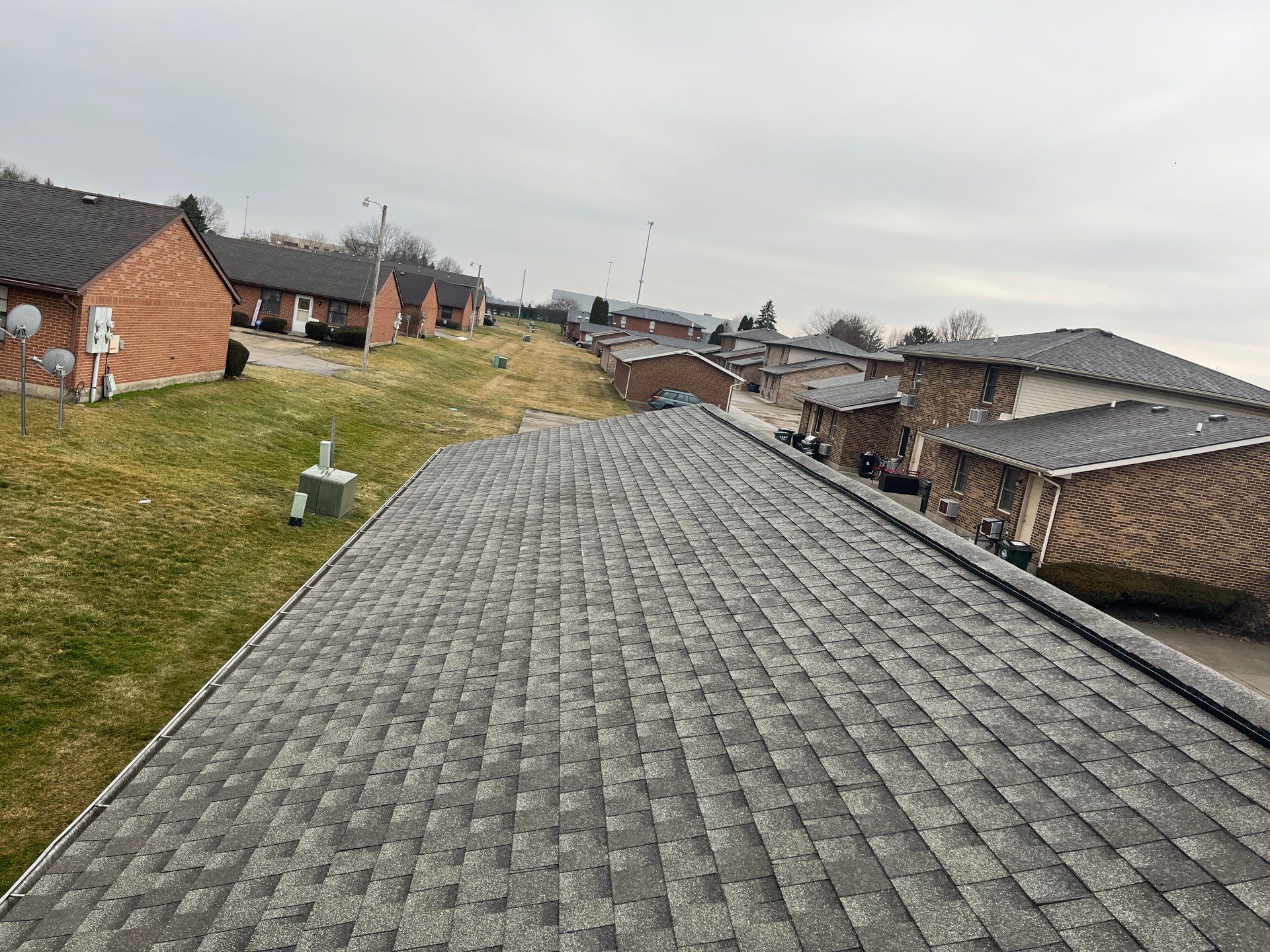 Residential Roofing Installation using GAF Timberline HDZ Weathered Wood by Nitro Roofing and Construction