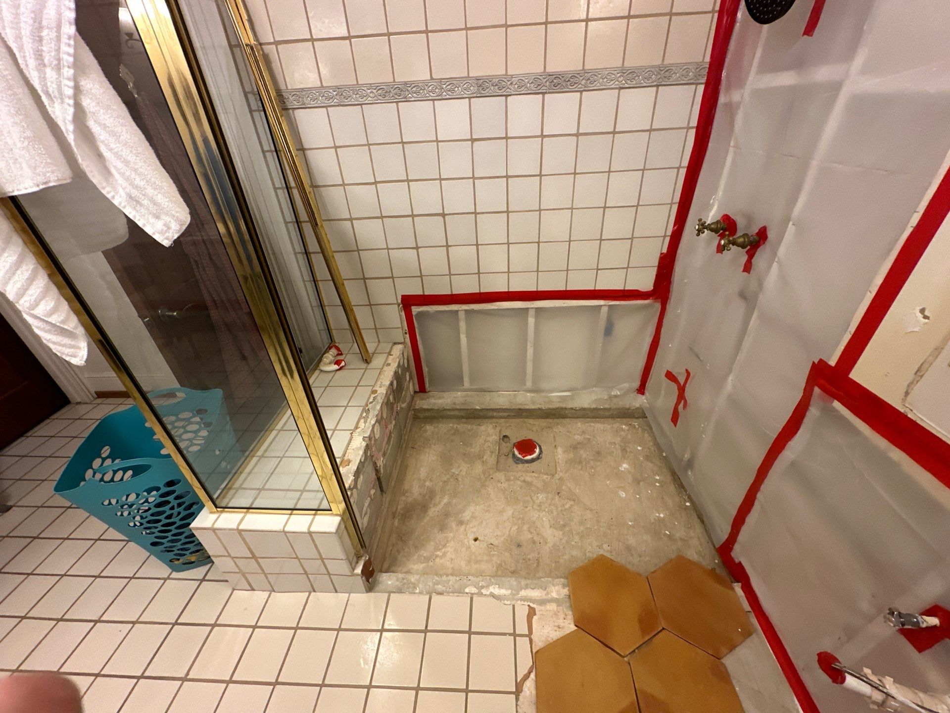 Bathroom Remodel and Flooring in Tomball, TX by SophAlx LLC
