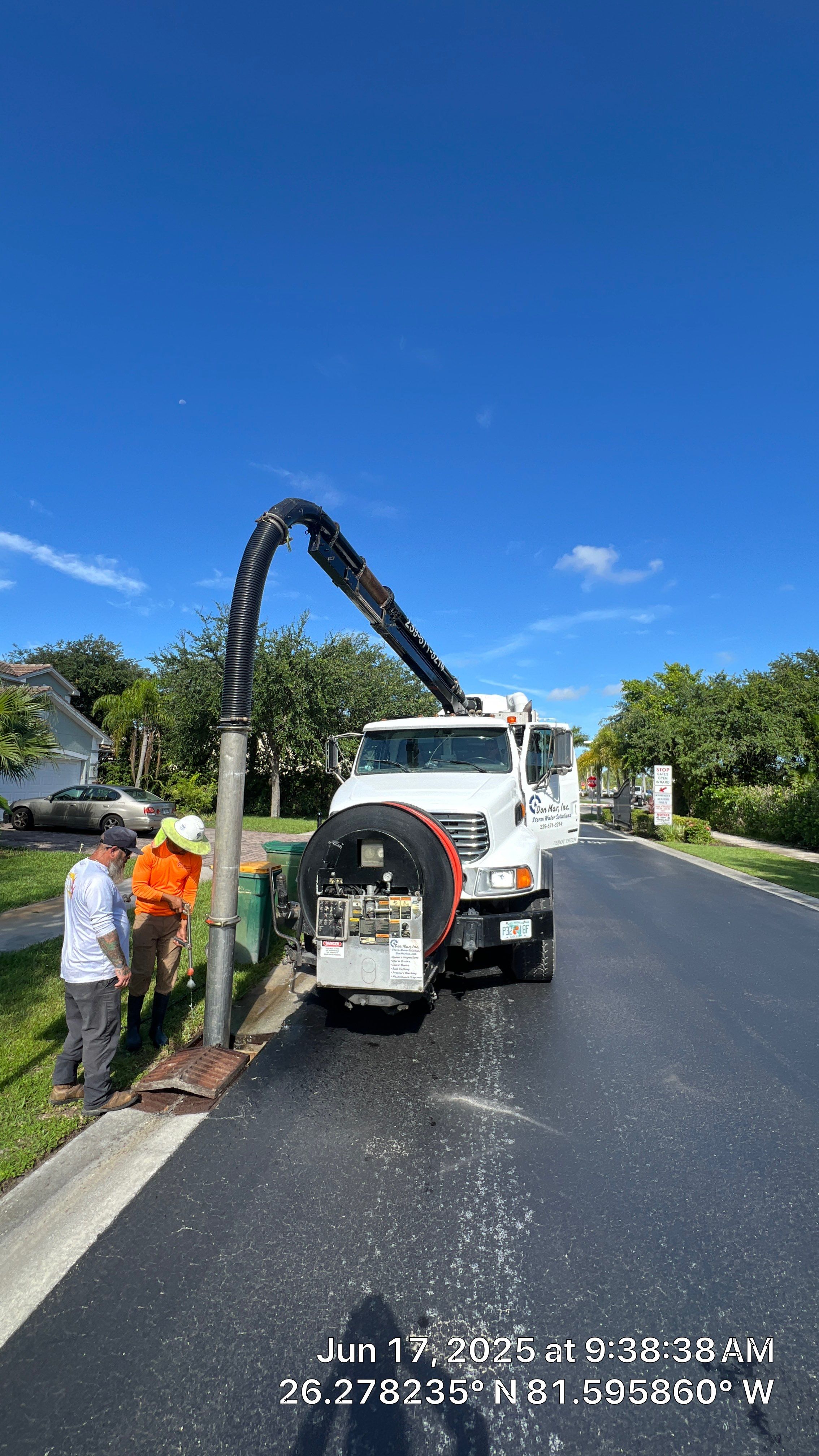 Naples Association Stormwater System Cleaning by Don Mar, Inc. Storm Water Solutions