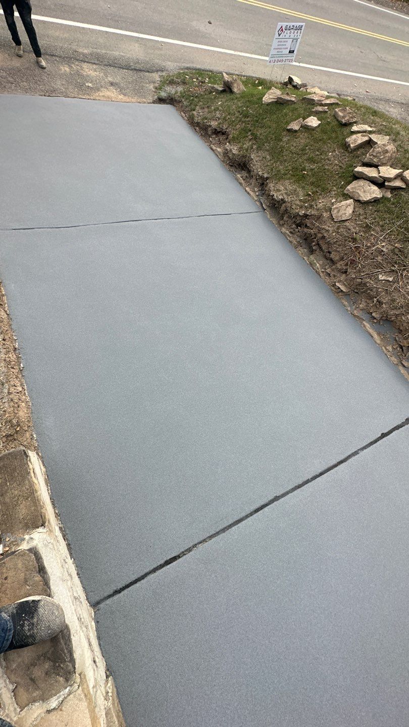 Driveway Project in Pittsburgh by Floors in a Day, Inc