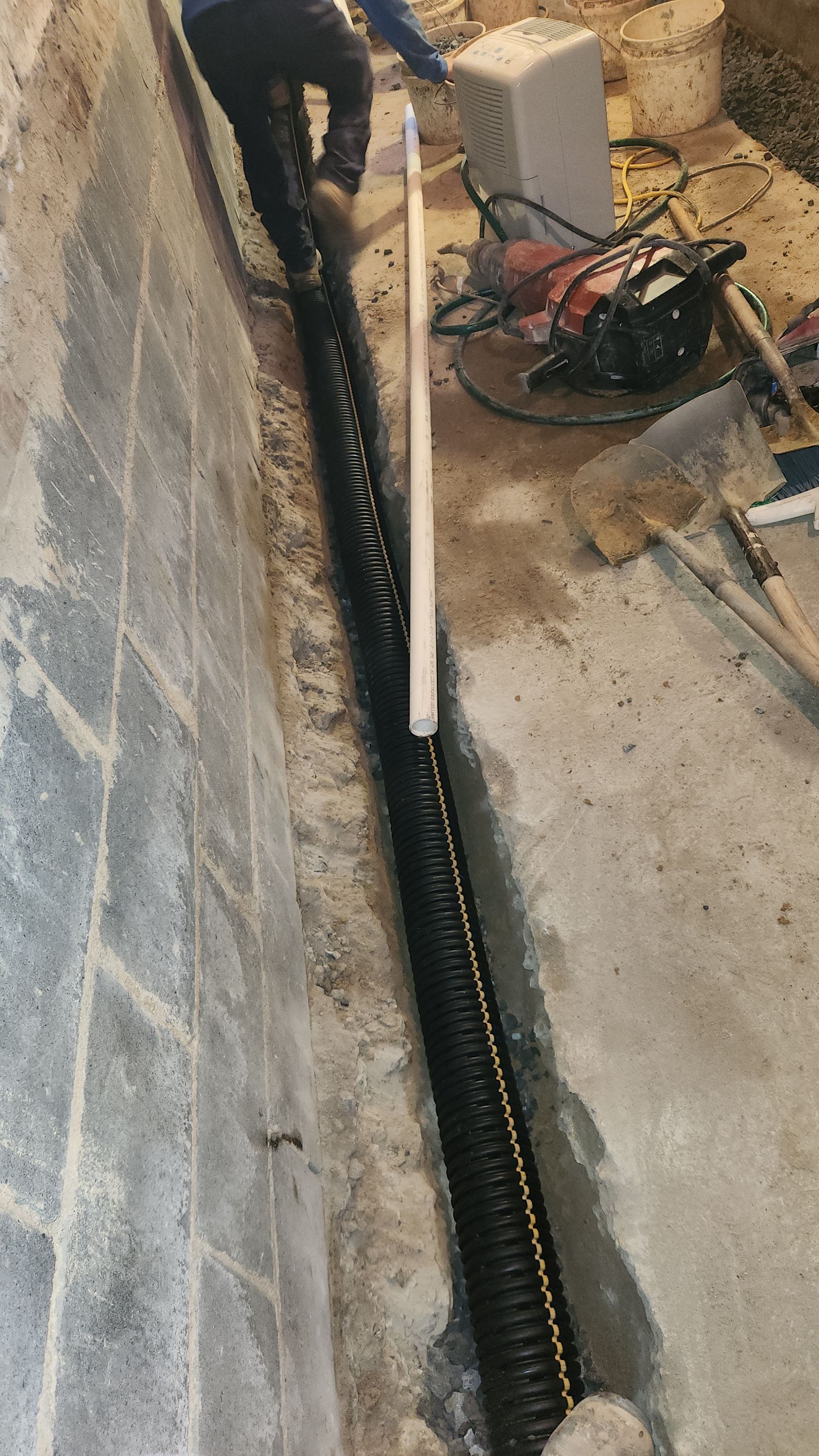 Interior French Drain South Amboy, NJ by Pure Service Pro, LLC 