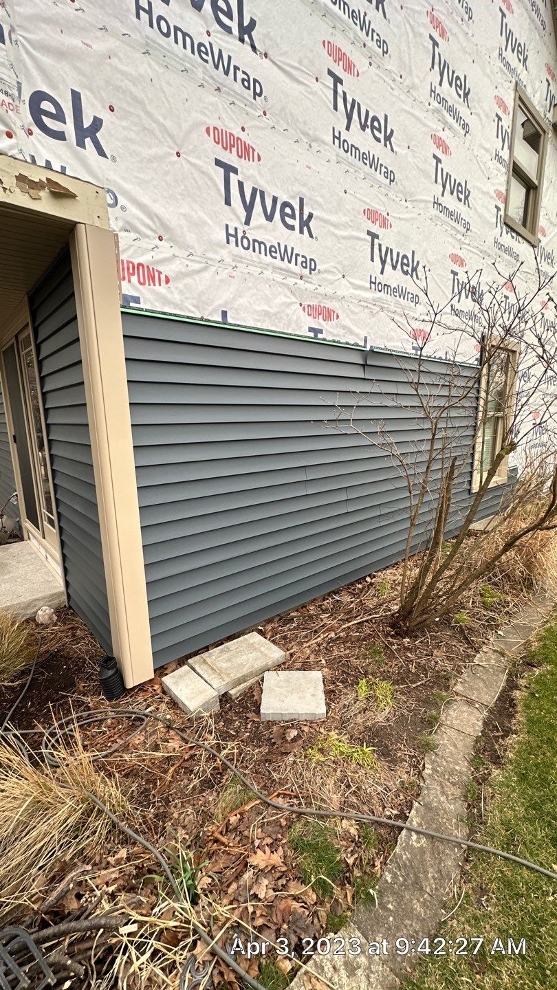 Siding Installation using Alside Charter Oak by Pro Home Services Inc