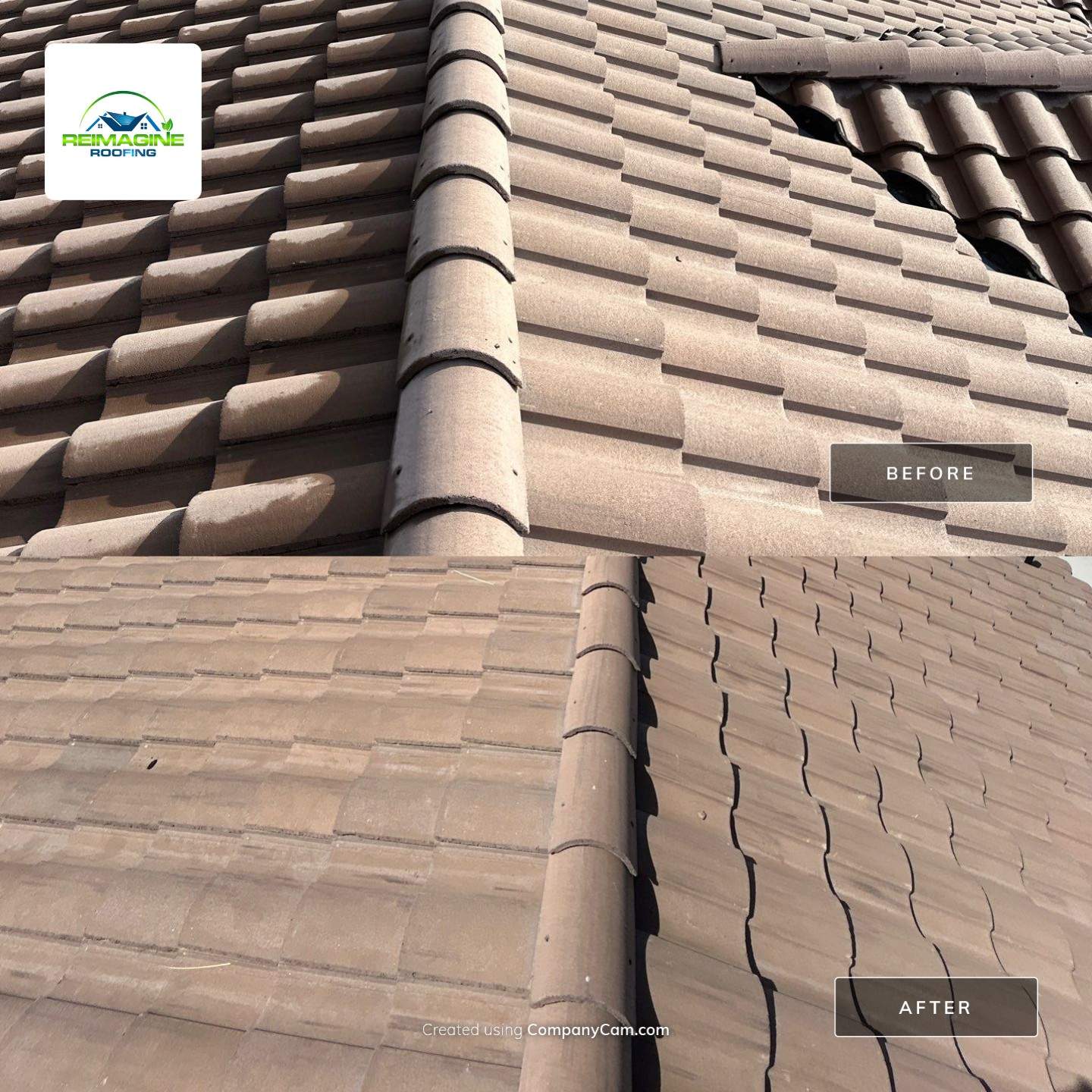 Sandstone Beige Concrete Tile by Reimagine Roofing