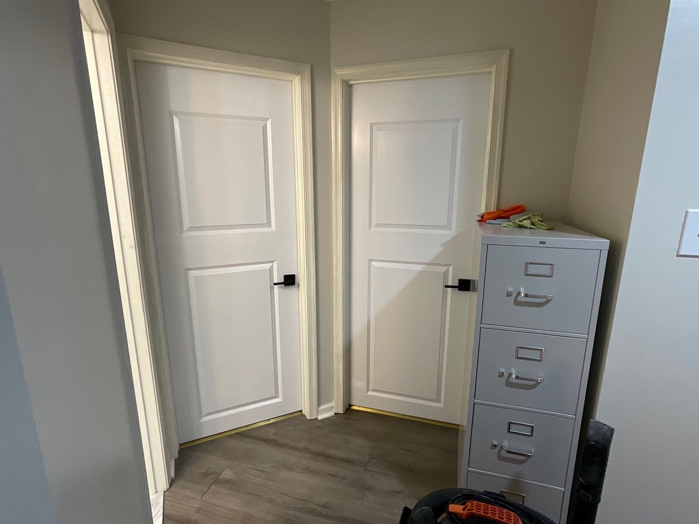 Bathroom Remodel using Two new bathroom design and new floors by Alpha Design Services