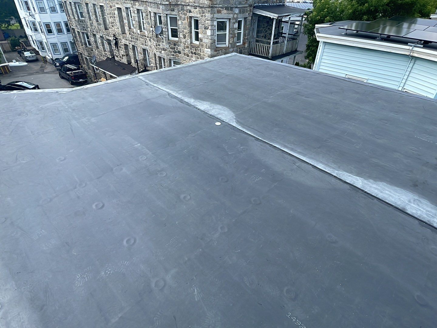Residential Roofing Installation using EPDM/Rubber by Sensible Home Solutions