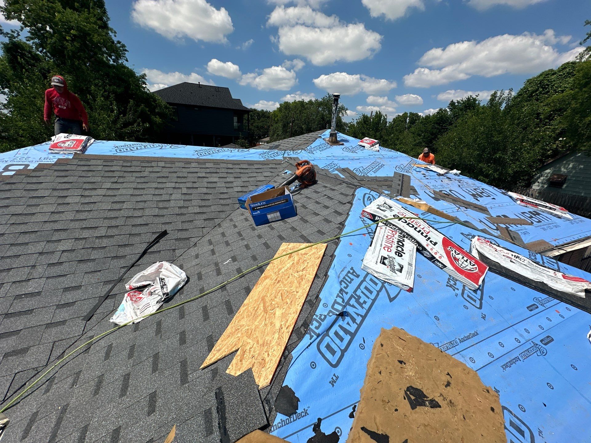 Full Roof Replacement, Deck to Ridge — Houston, TX by PL Roofing & SB Roofing, LLC.