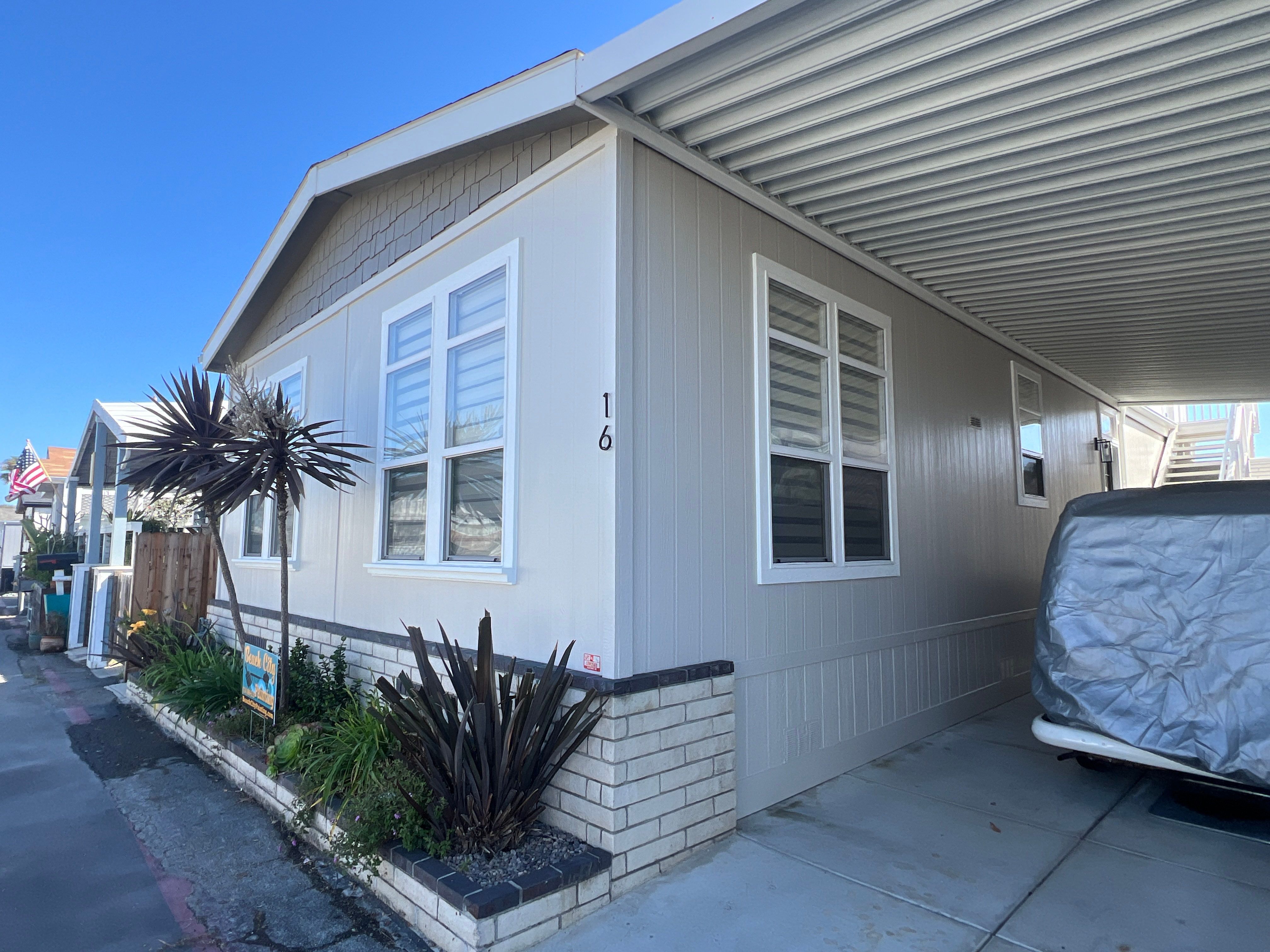 Complete Exterior Painting of a PCH Mobile Home by Beach City Painting