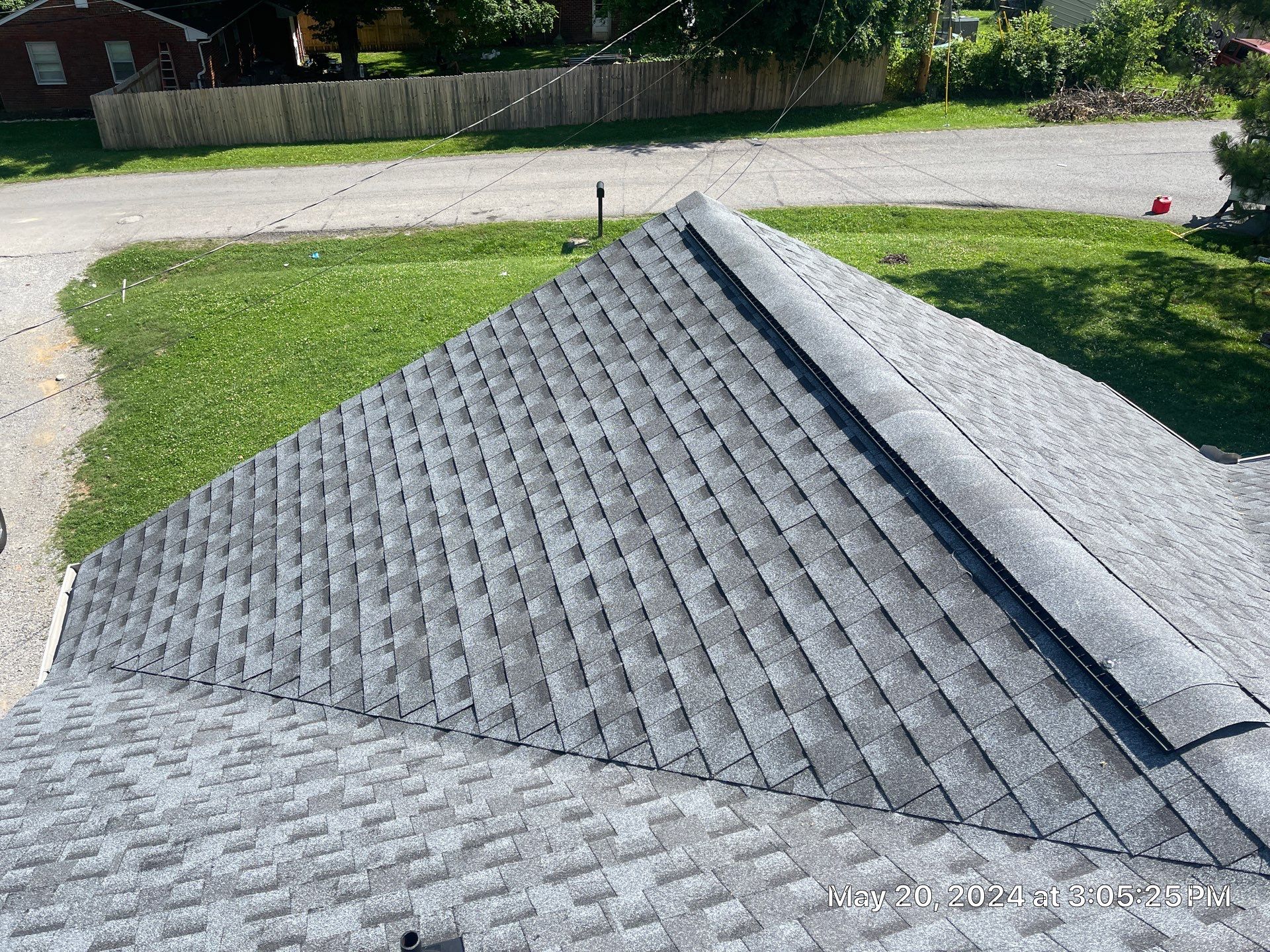 Residential Roofing Installation using GAF Timberline HDZ in Pewter Gray by Undersun Roofing 