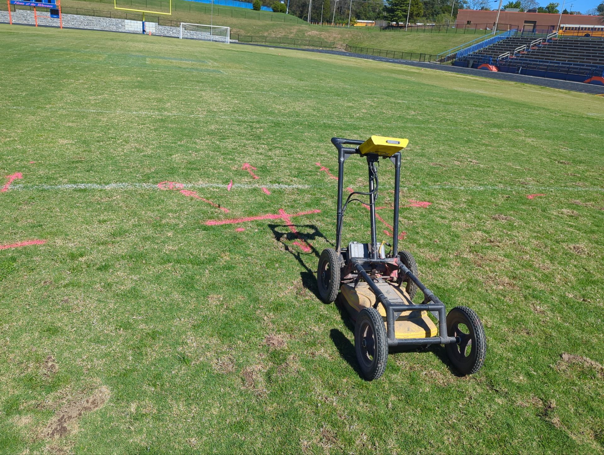 Football Field - Utility Locate and GPR Investigation by Alsip Locating Service, LLC
