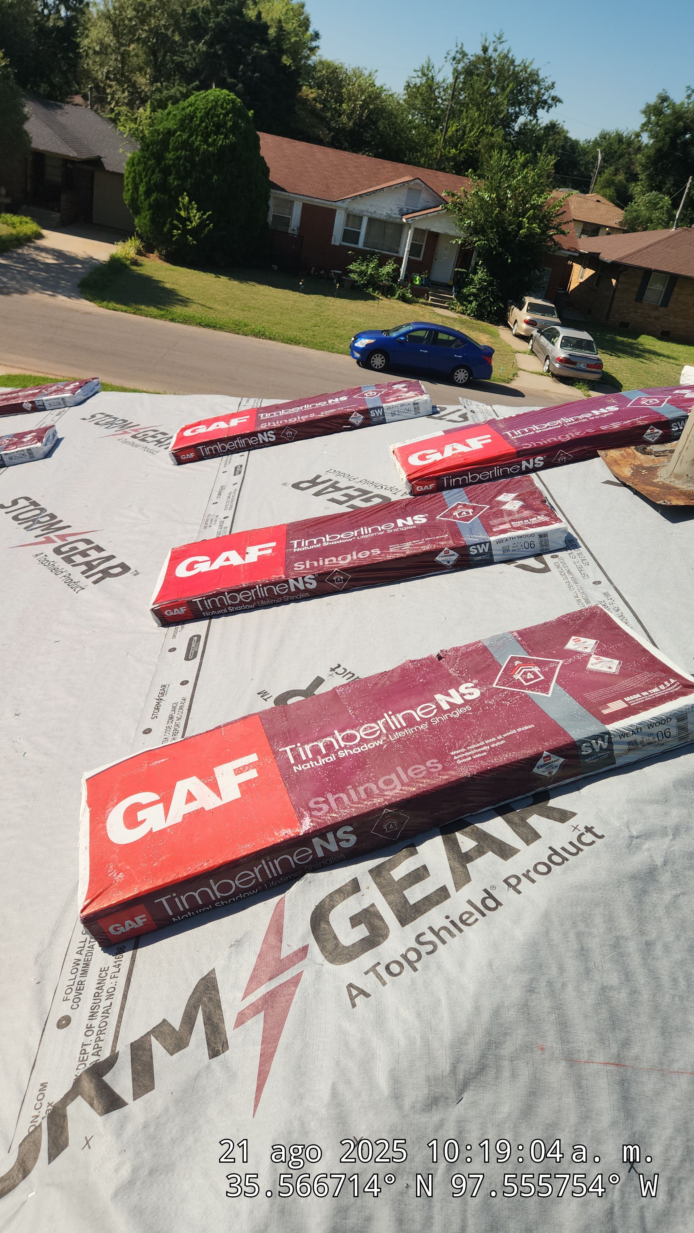 Residential Roofing Installation using GAF by Castillo Roofing