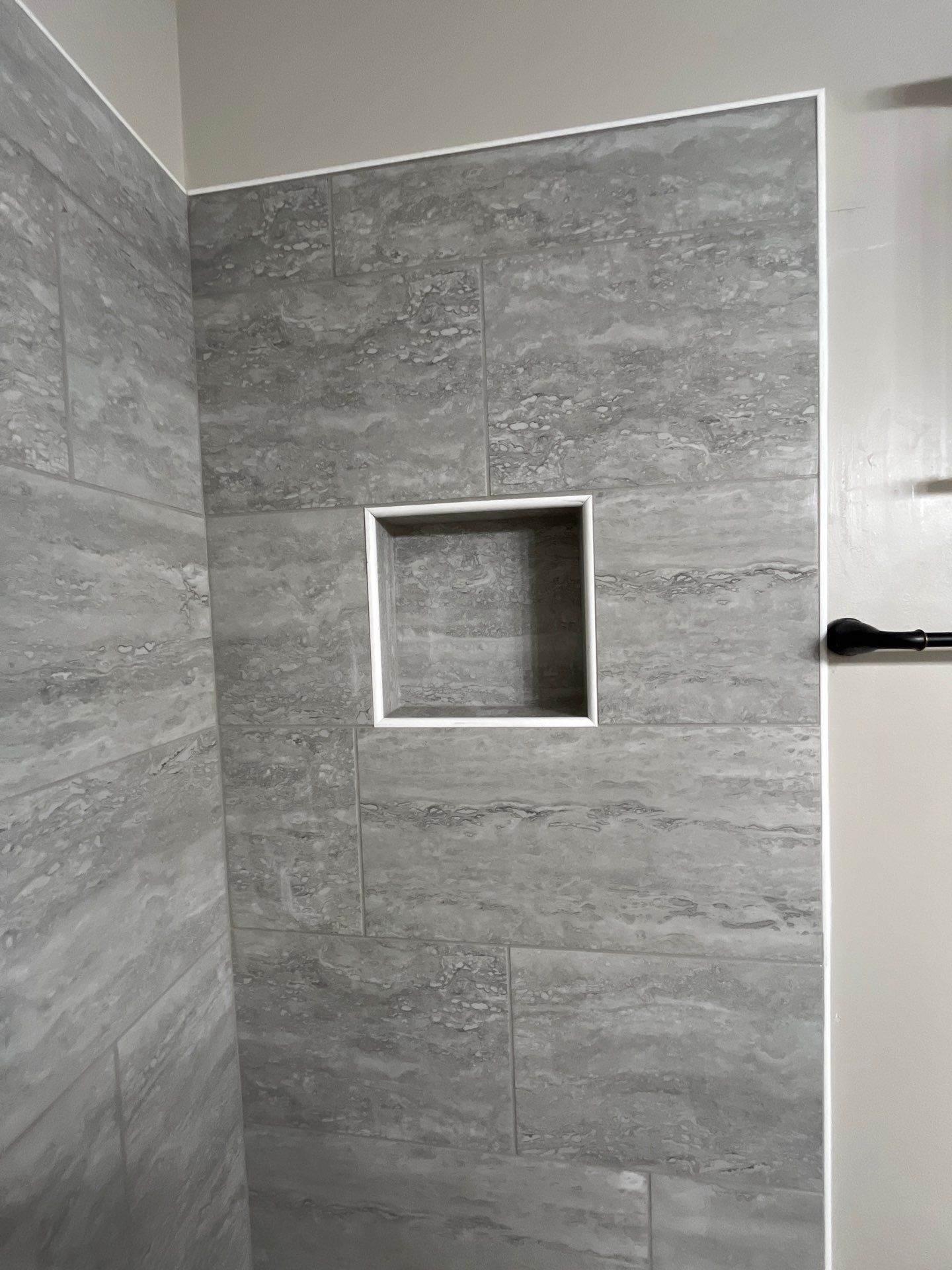 Herman's Shower Remodel  by Skilled Construction LLC