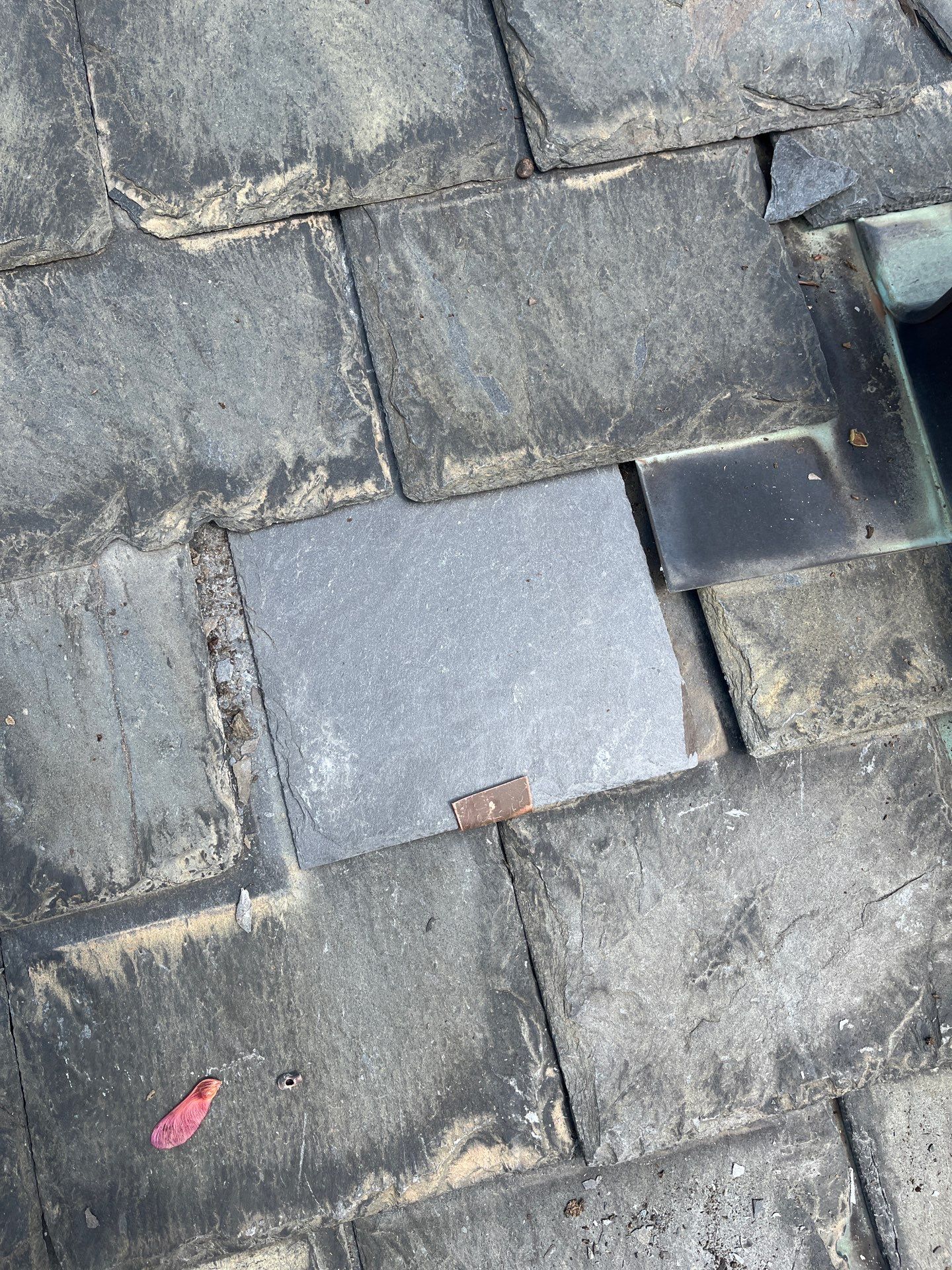 Arlington: Buckingham Slate and Carlisle Syntec TPO Roof by RM Banning, Inc.