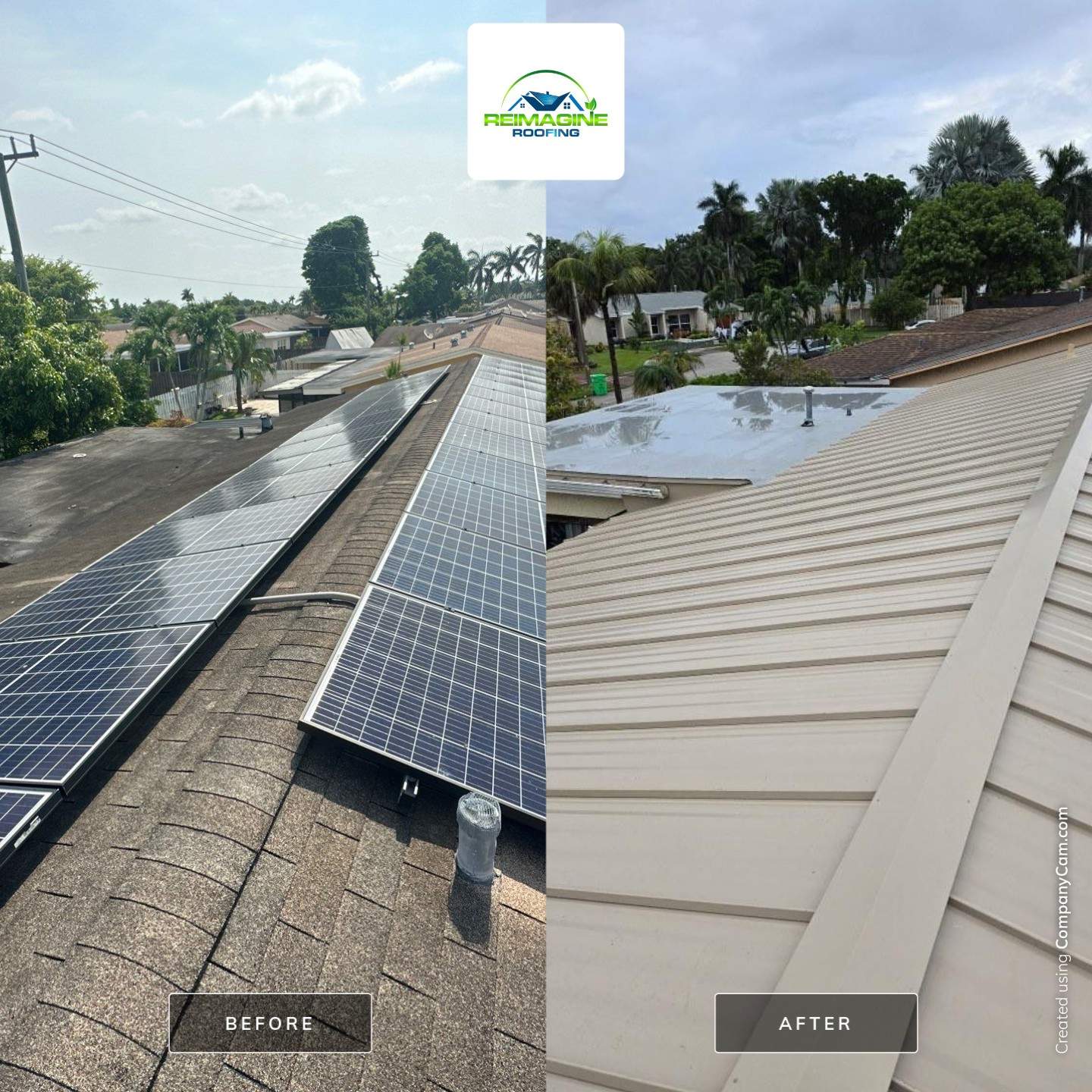 Sandstone Standing Seam by Reimagine Roofing