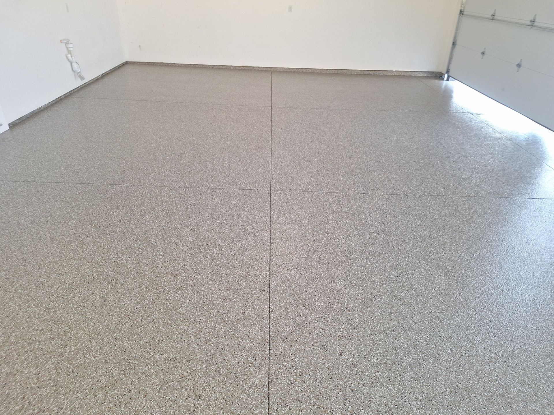 Garage Remodel using Pebble Beach by Croc Coatings, LLC