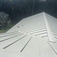 24ga 1.5" Mechanical Seam Sandstone  by Total Roofing System The Metal Roof Experts