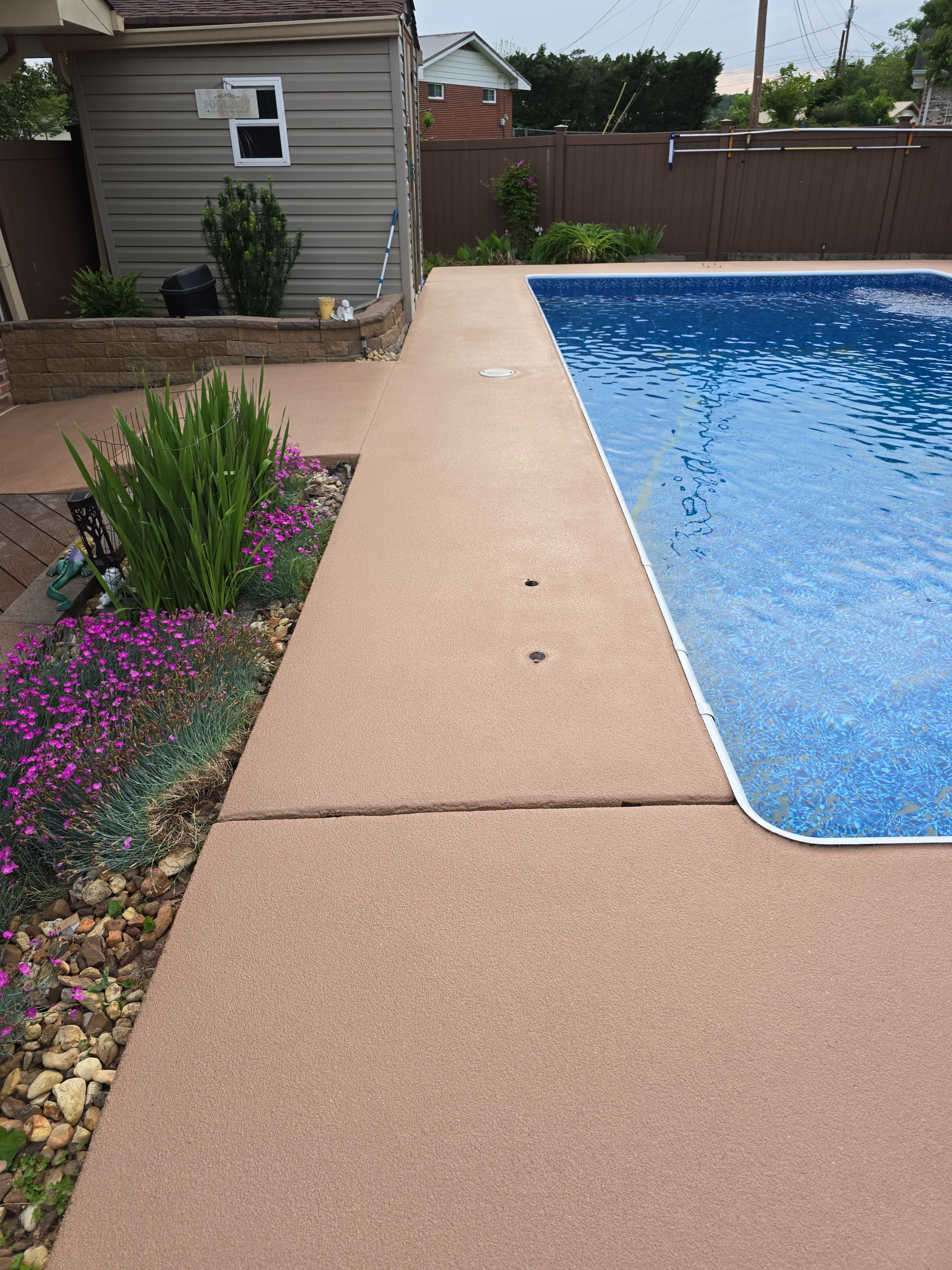 Beautiful Pool Deck in Rossville, GA by Elite Floor Solutions
