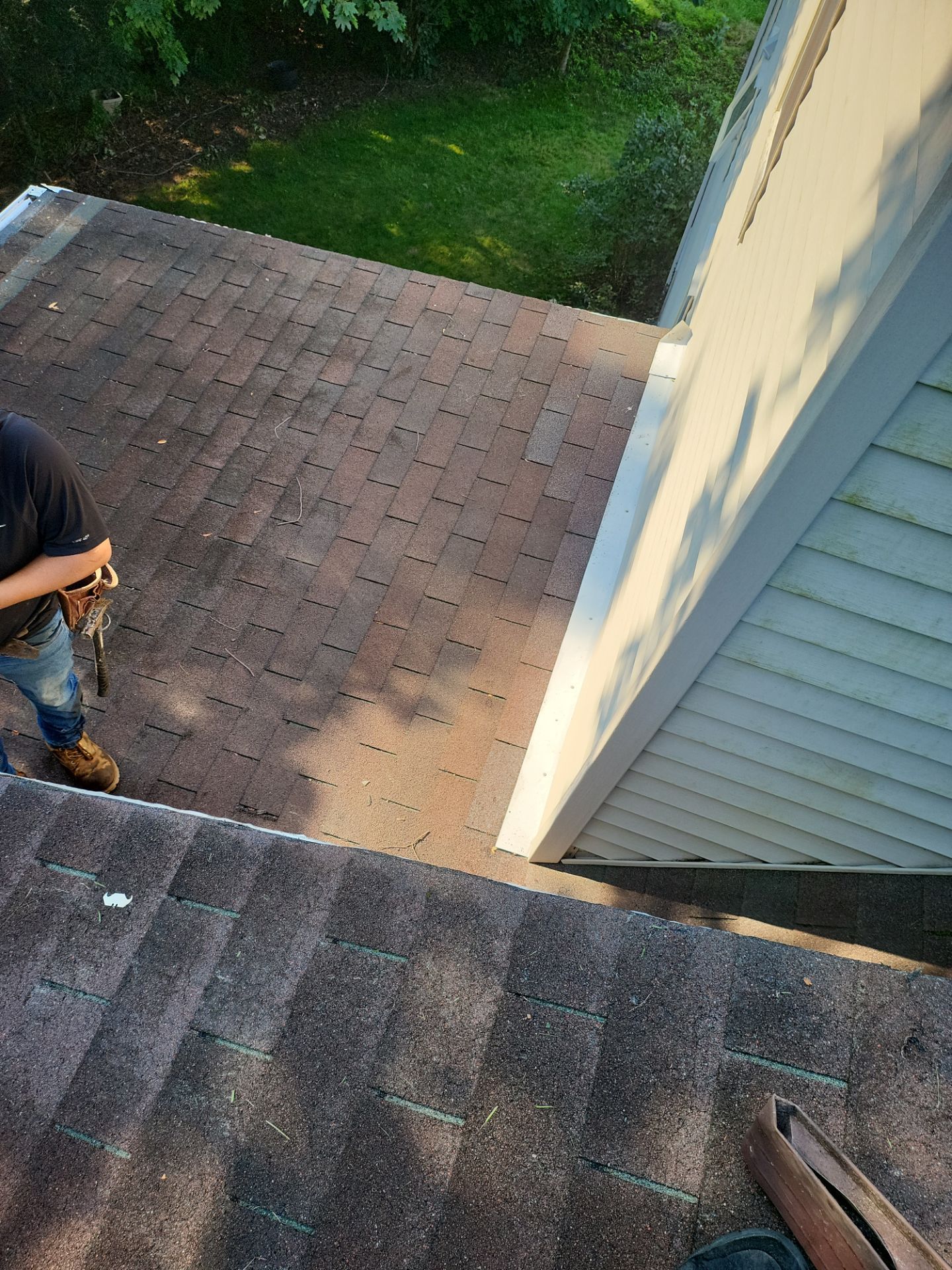 Residential Roofing Installation using Owens Corning TruDefinition Duration AR - Driftwood by A Plus Exterior