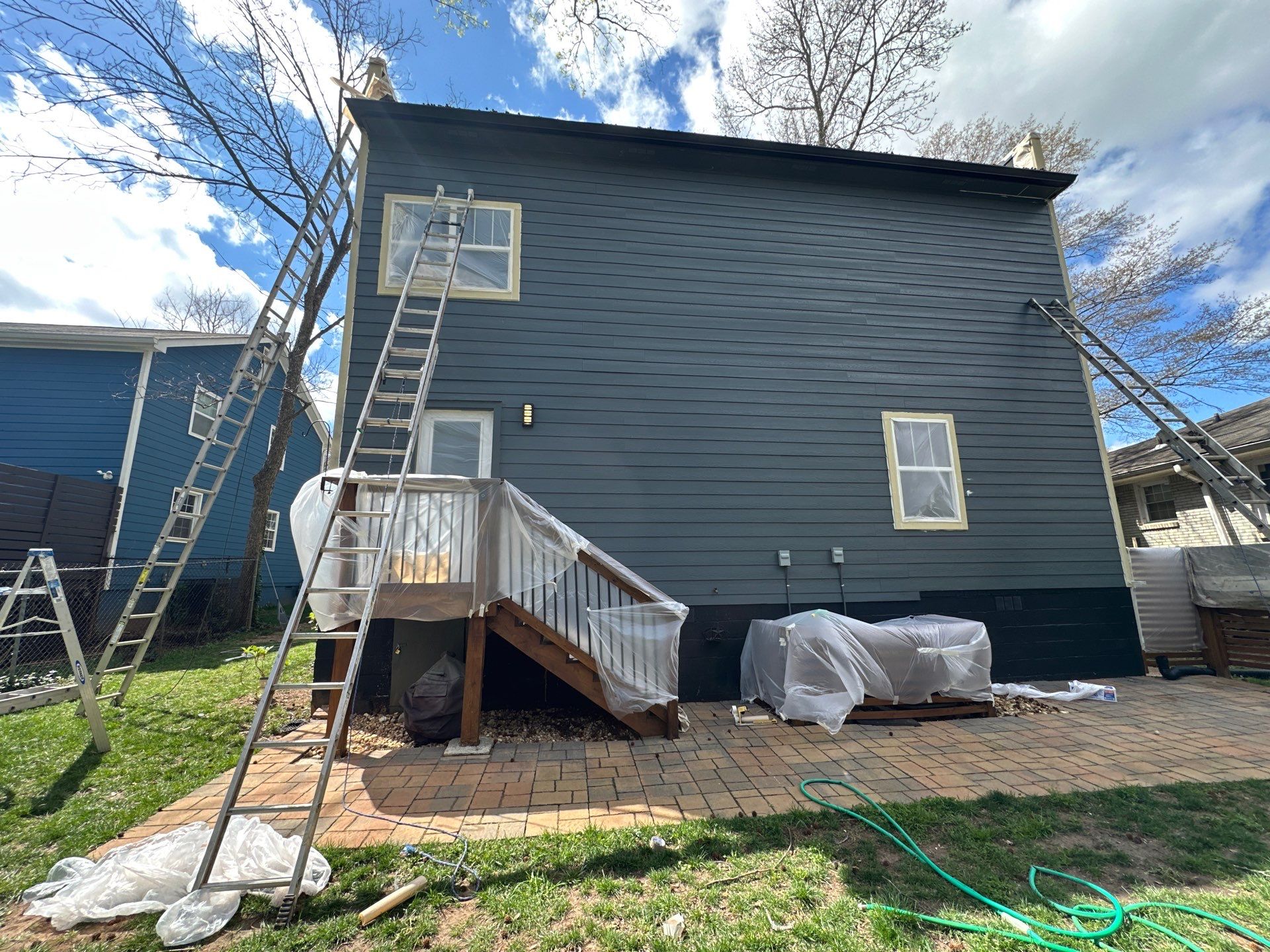 Atlanta, GA Trim Replacement and Exterior Painting by Nelson Exteriors 