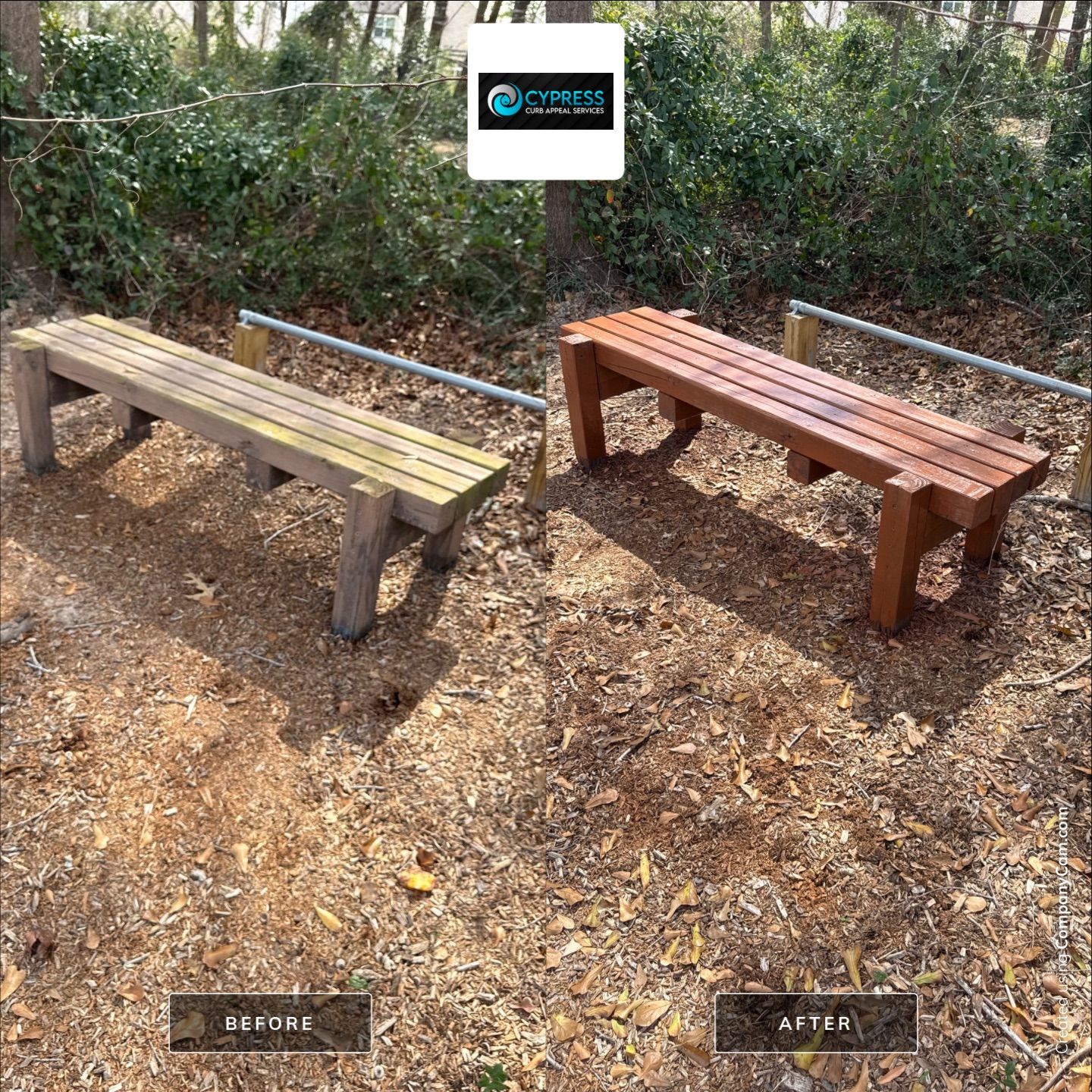 Clean and Stain Picnic Tables and Park Benches