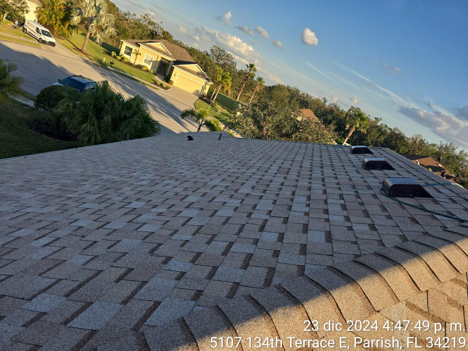 Residential Roofing Installation using Owen's Corning Shingles by RoofGuru AI