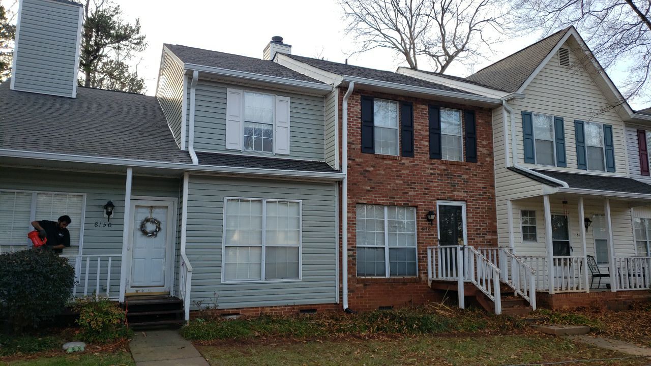 Gutter Cleaning using water by G&H Home Tech Pros LLC