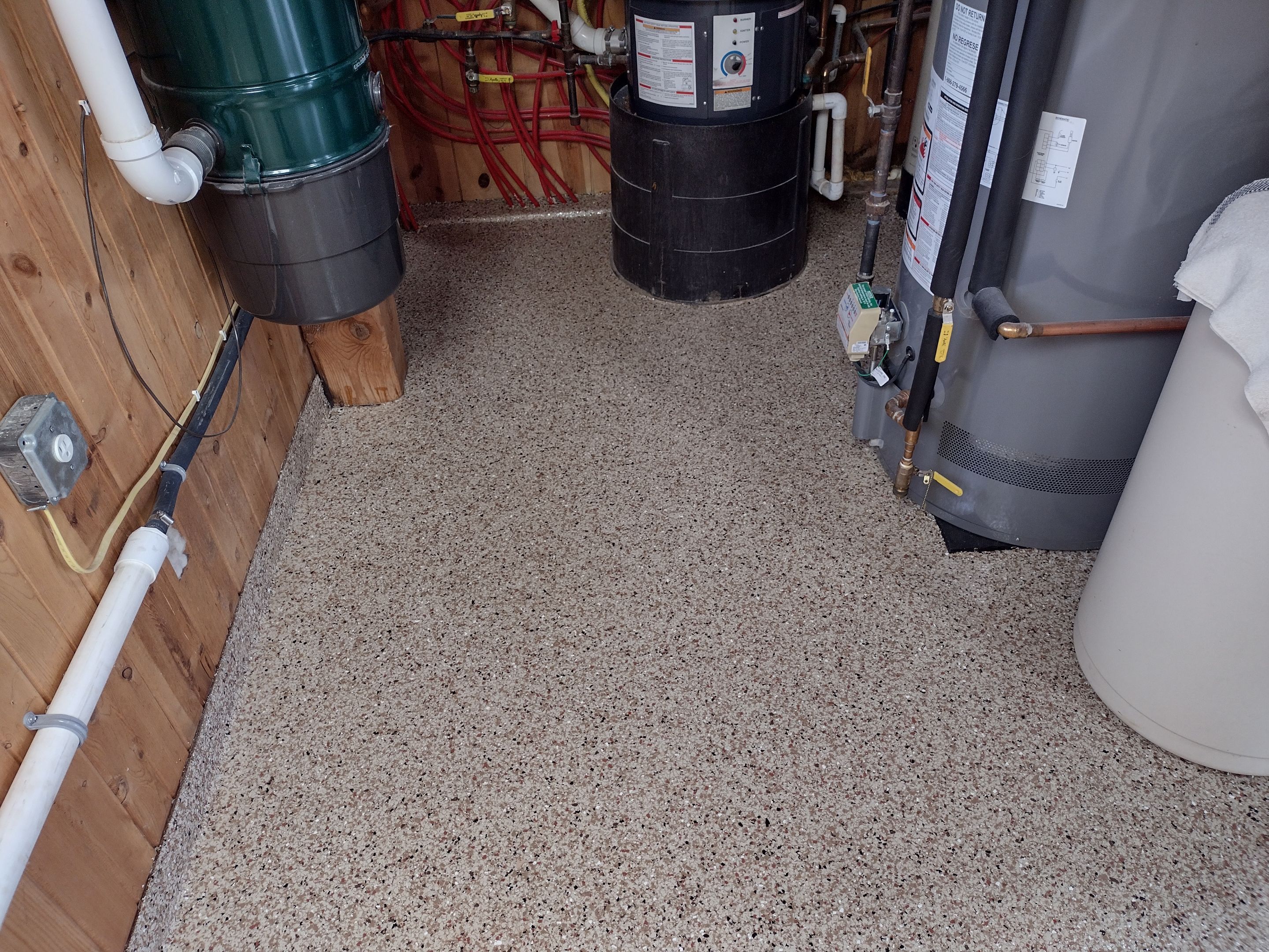 Garage using Pecan by Select Painting, Coatings & Garage Cabinets