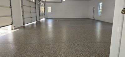 Garage Upgrade Using Custom Creekbed Blend