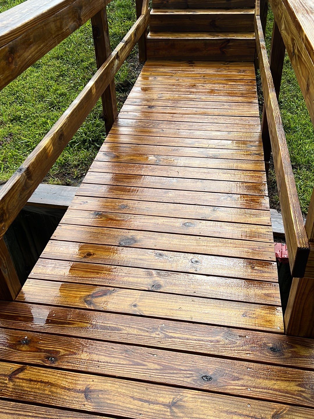 Dock using Wood Sealant by DuraSeal