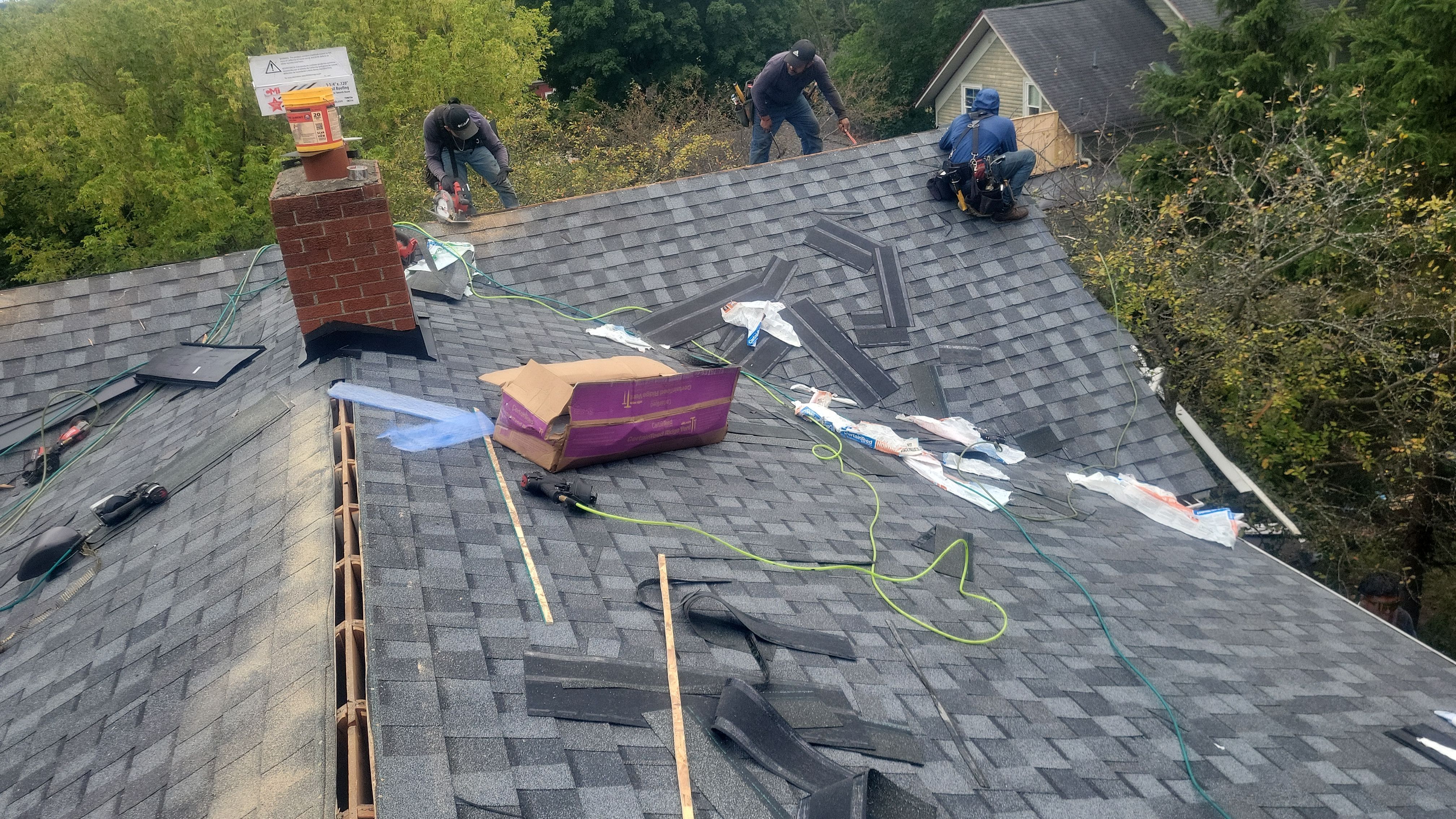 Roof Replacement using CertainTeed Northgate by 180 Contractors