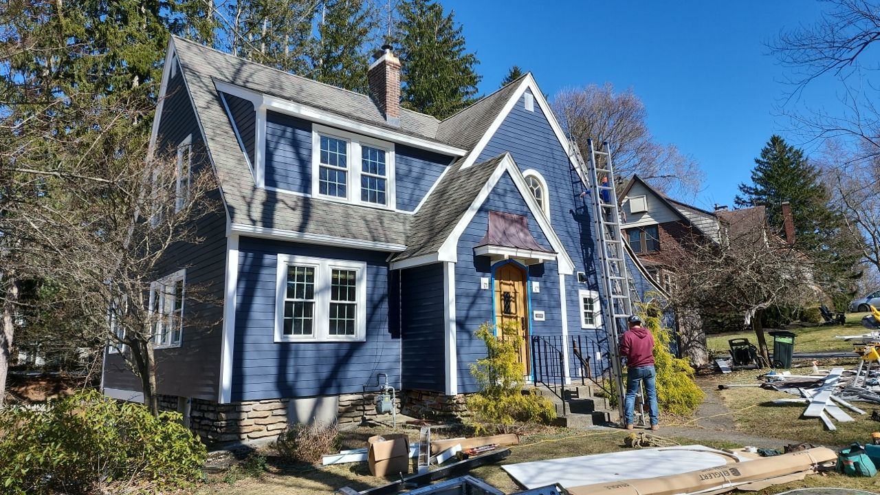 Siding Installation using James Hardie by UBrothers Construction