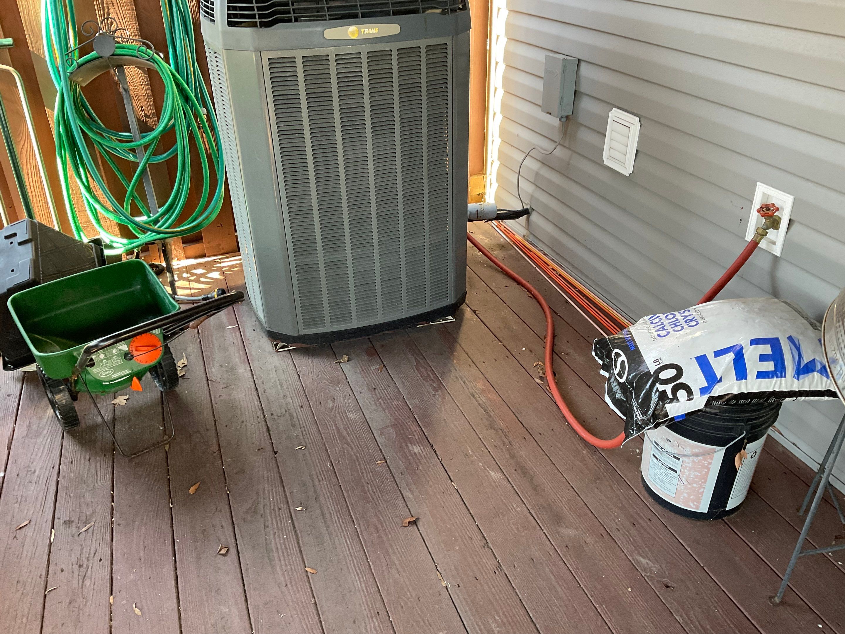 Deck Installation using New Composite Deck Board by Alpha Design Services