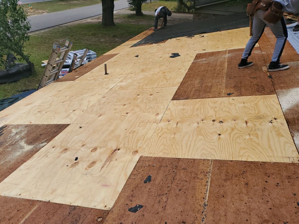 Residential Roofing Installation using Roof Replacement by American Roofing & Construction LLC
