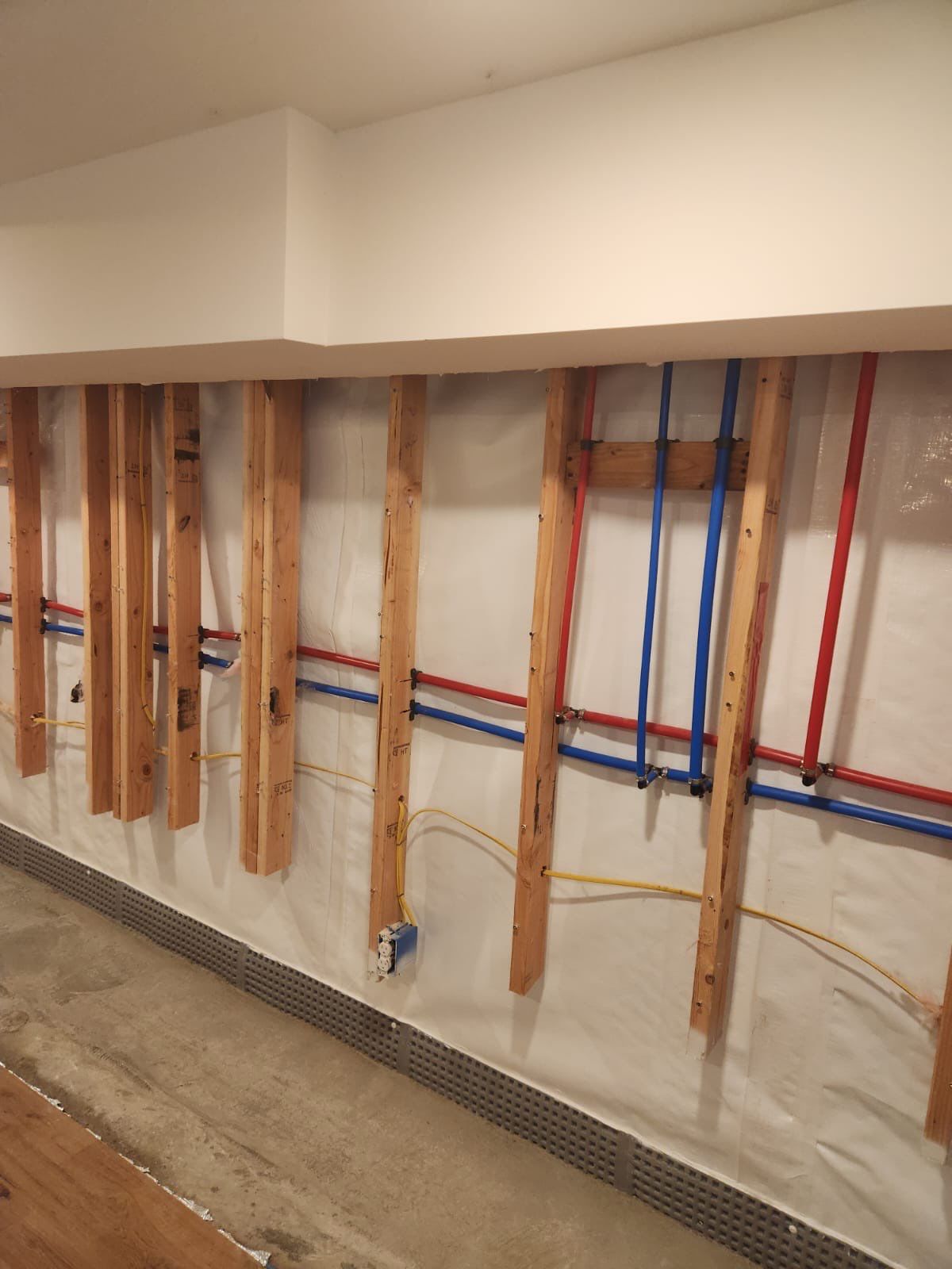 Interior French Drain & Wall Vapor Barrier Boonton NJ by Pure Service Pro, LLC 