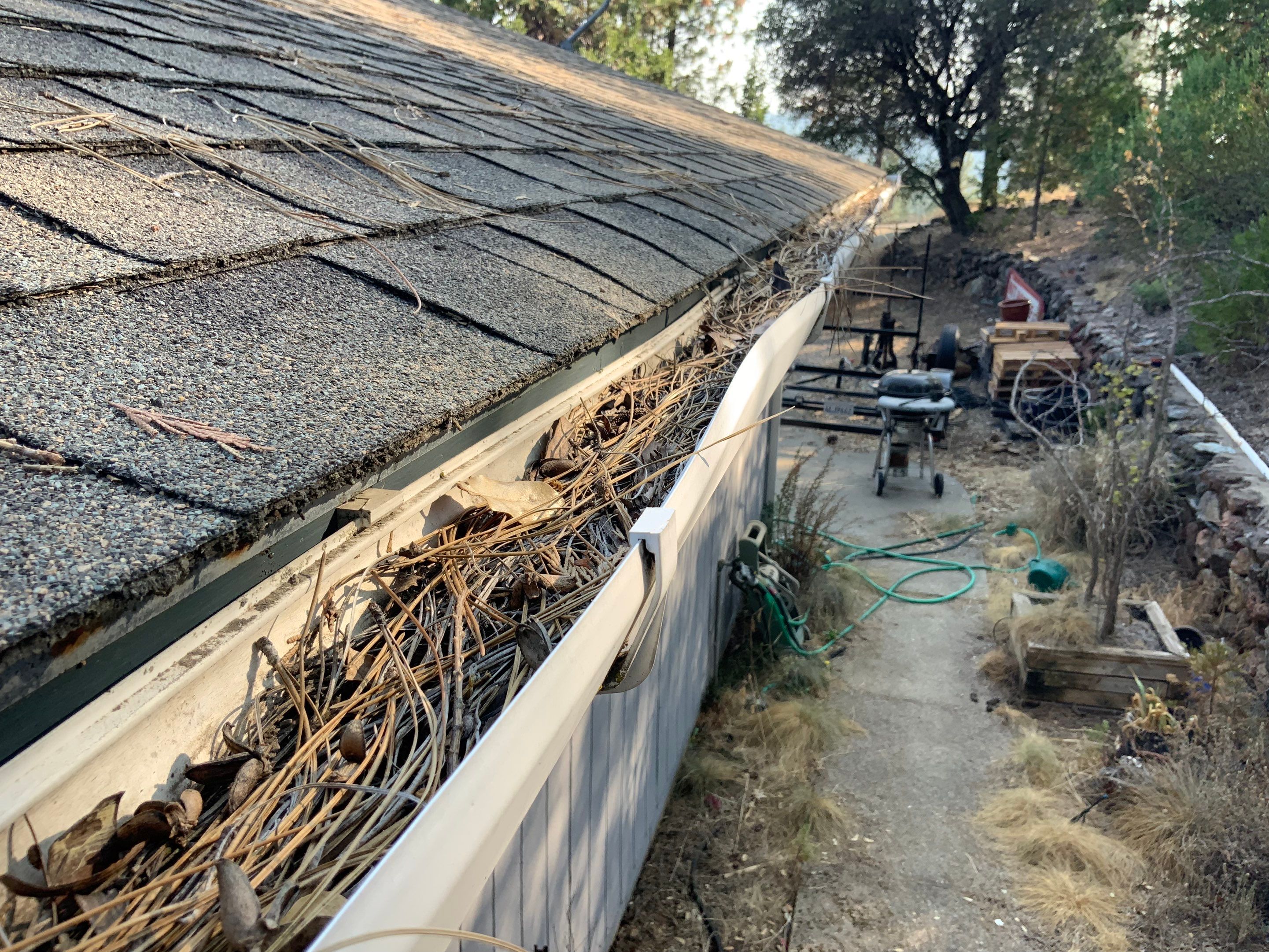 New gutters for this home by Byers Enterprises