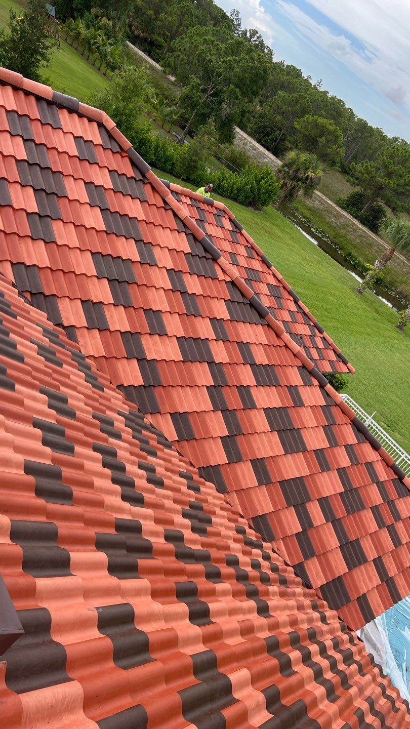 Residential Roofing Installation using Brava Spanish Tile in West Palm Beach by International Roofing