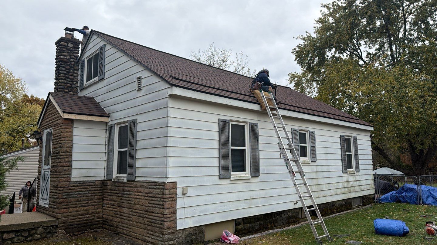 Roof Replacement using Owens Corning Brownwood by 180 Contractors