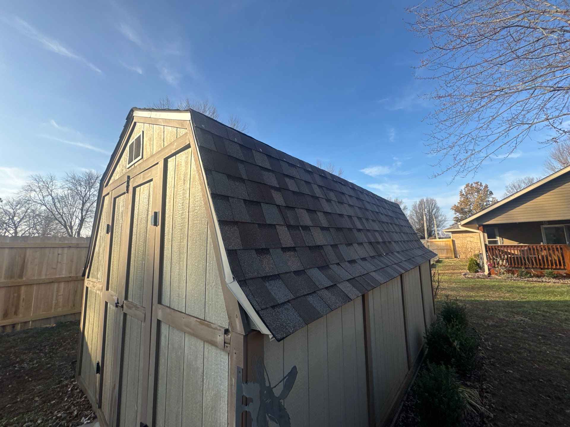 Residential Multi Structure Roof & Gutter Guards Install  by Titan Commercial & Residential Roofing 